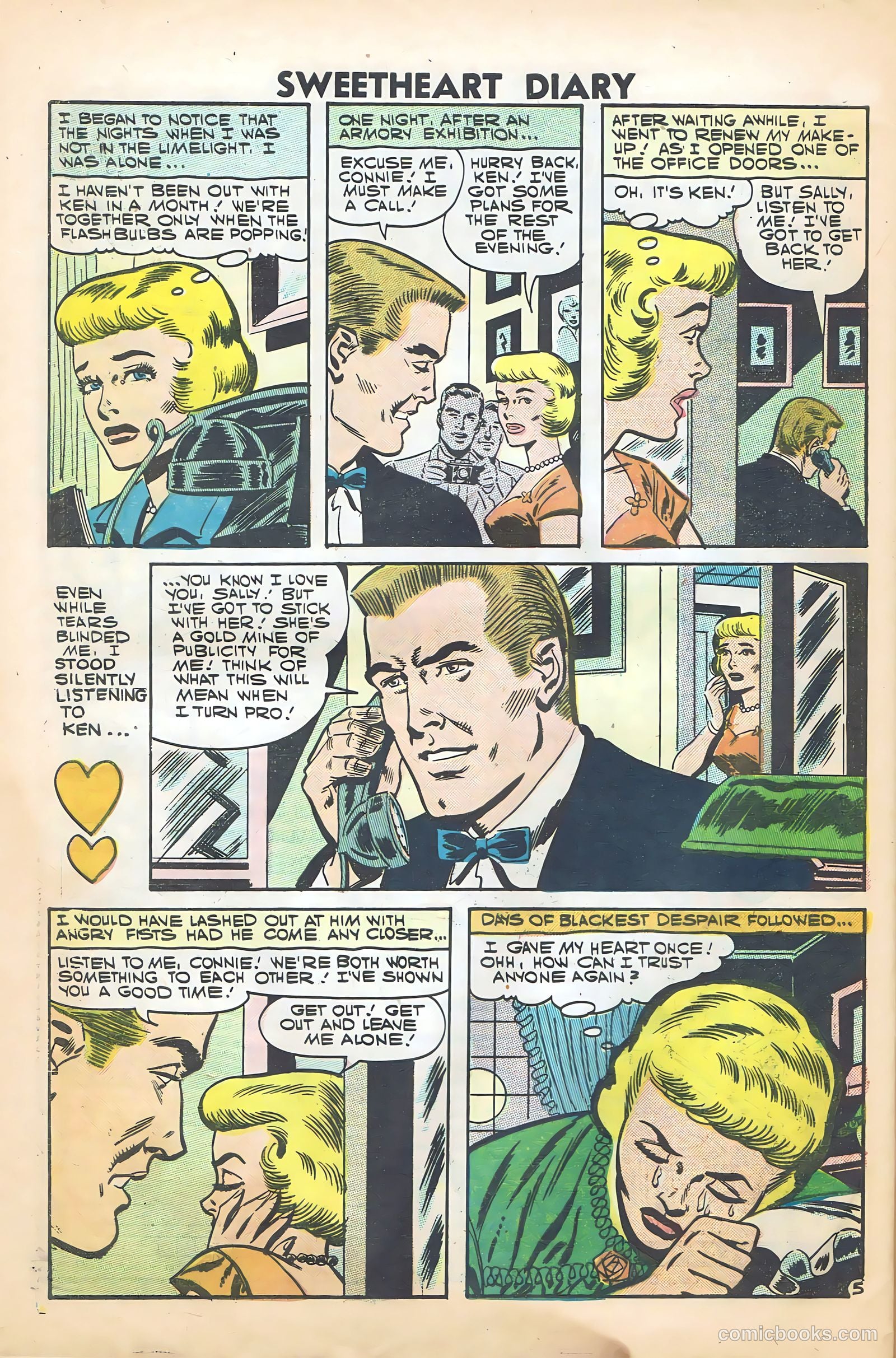 Sweetheart Diary #39 (1957) — page 32 of 36