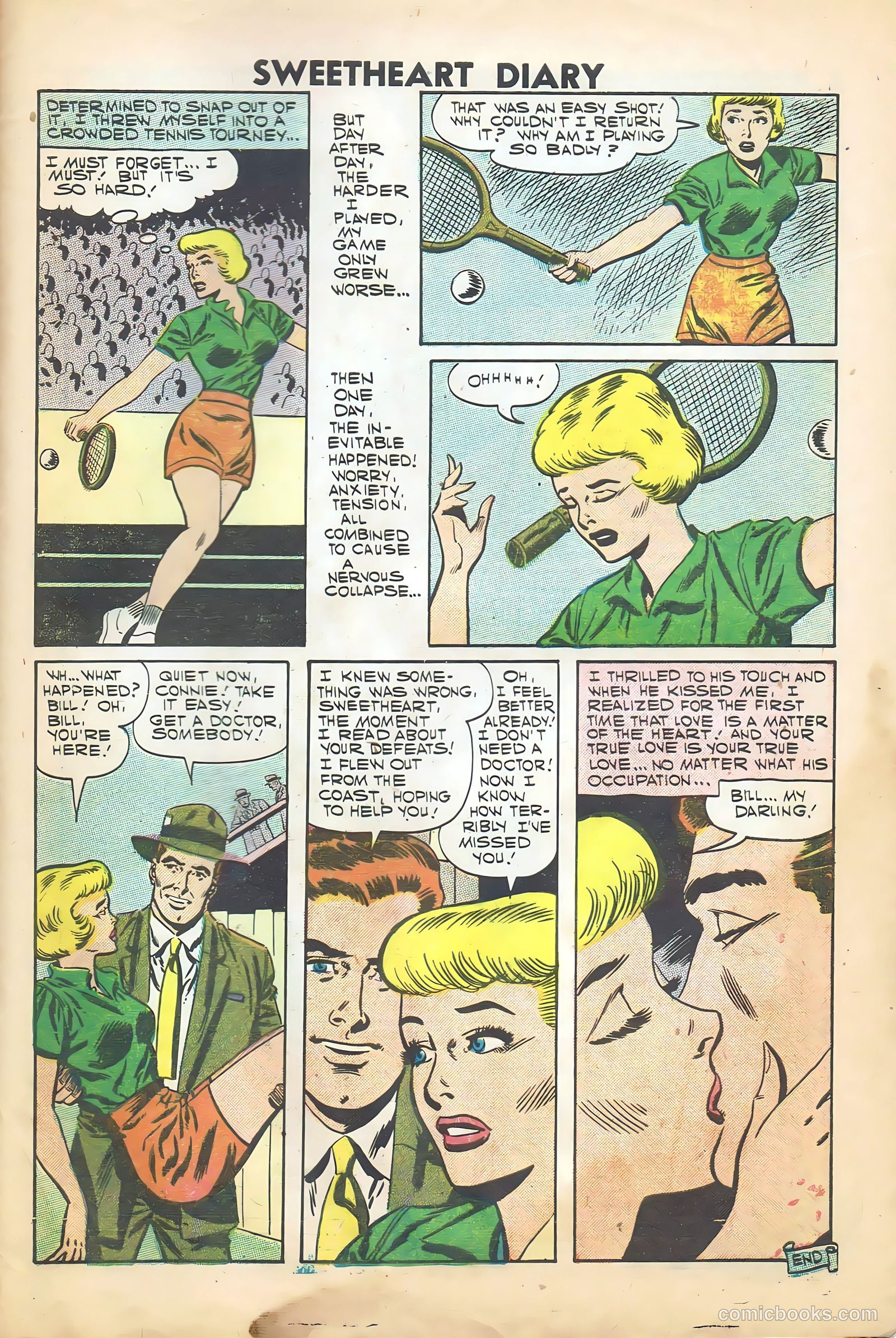 Sweetheart Diary #39 (1957) — page 33 of 36