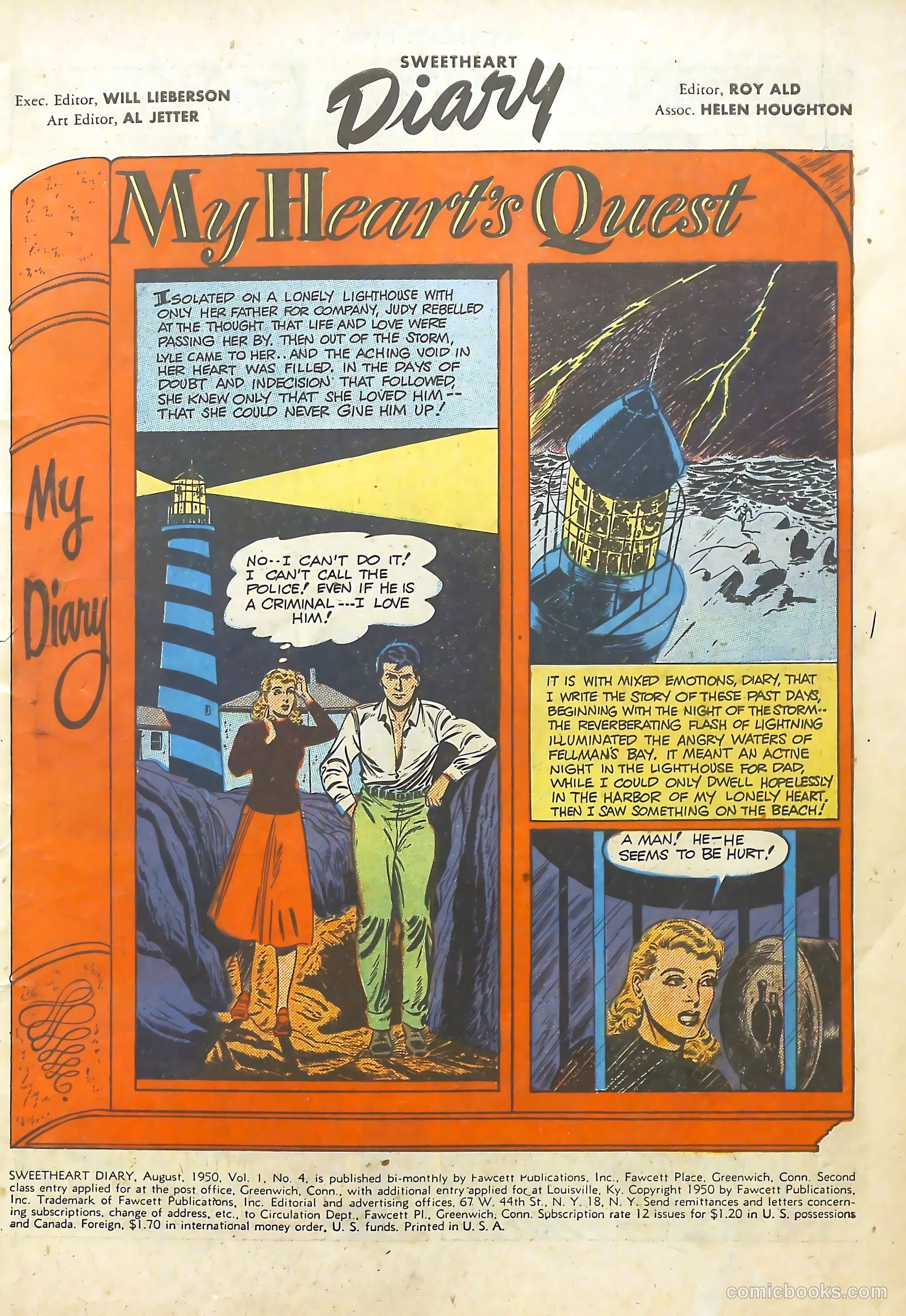 Sweetheart Diary #4 (1950) — page 3 of 36