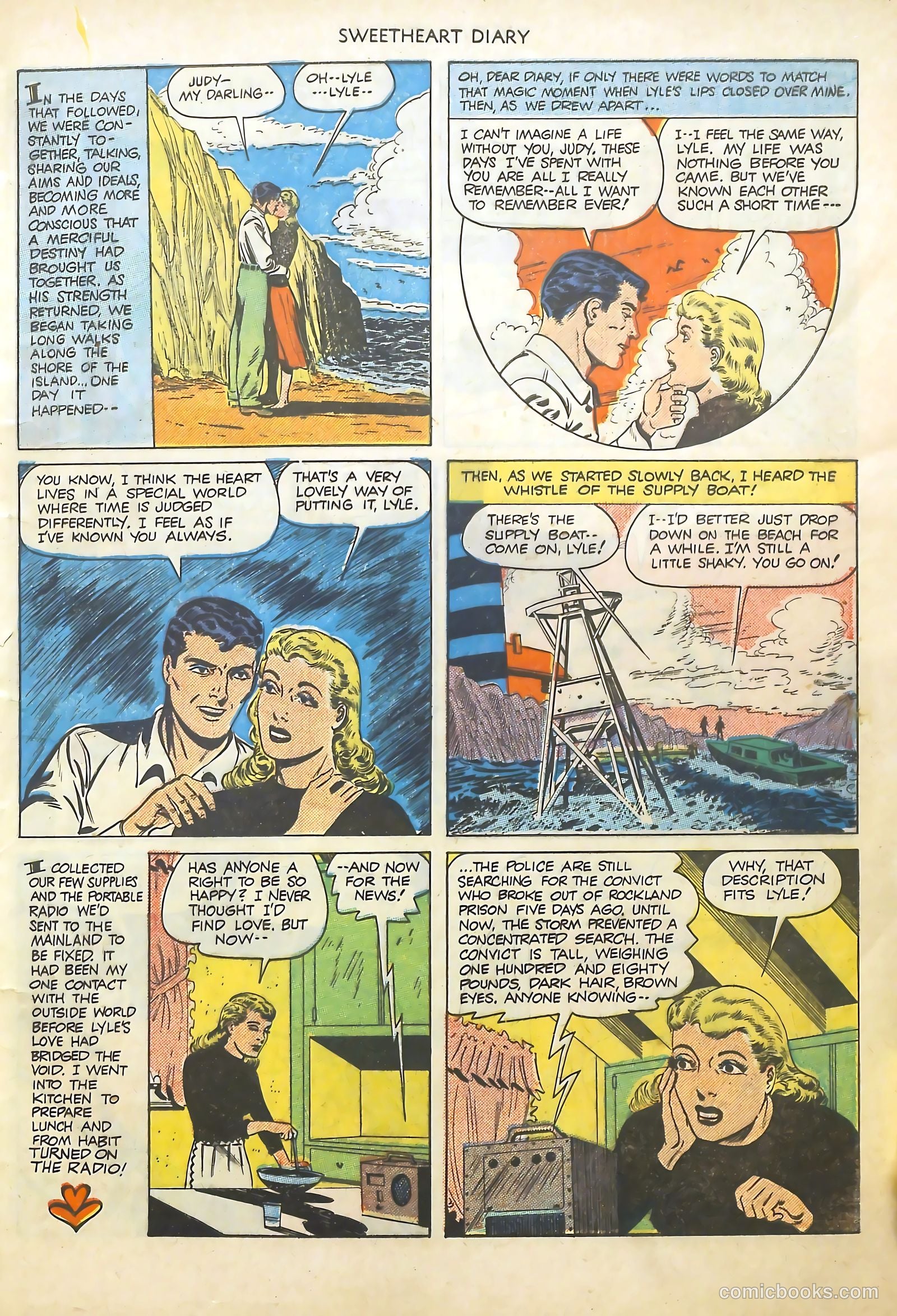 Sweetheart Diary #4 (1950) — page 5 of 36