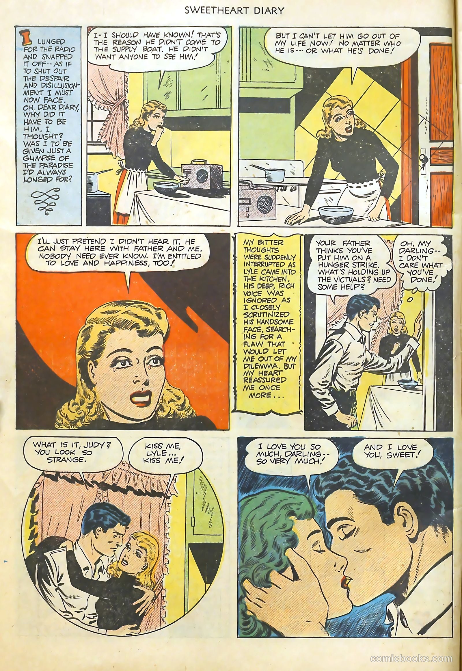 Sweetheart Diary #4 (1950) — page 6 of 36