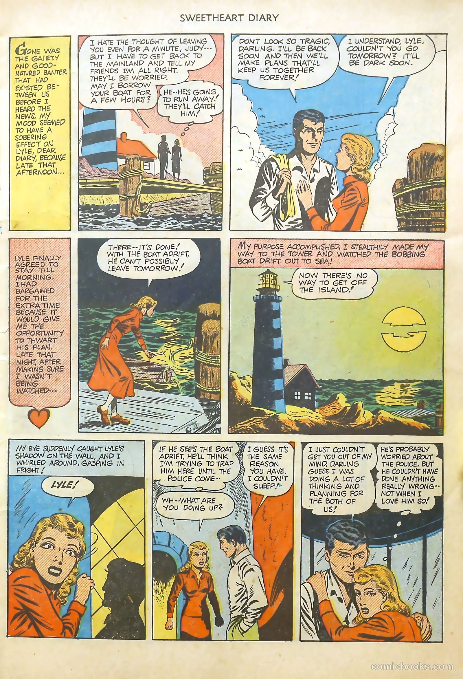 Sweetheart Diary #4 (1950) — page 7 of 36