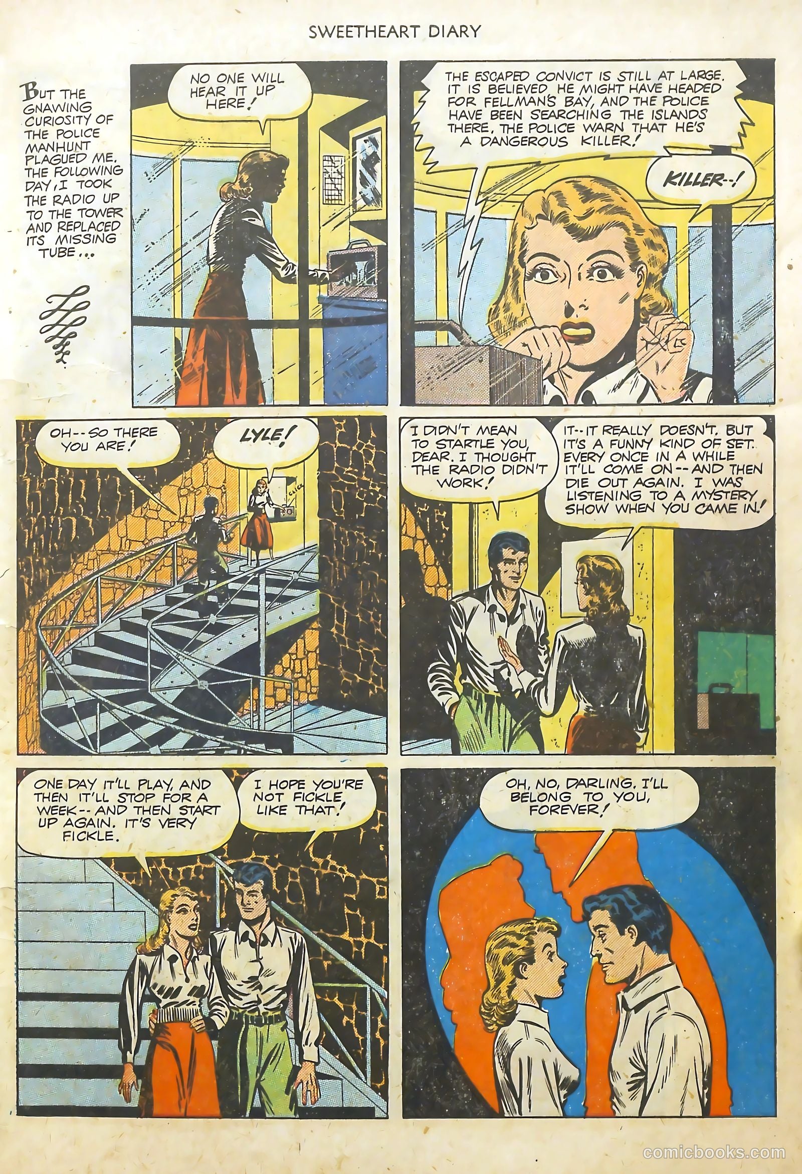 Sweetheart Diary #4 (1950) — page 9 of 36