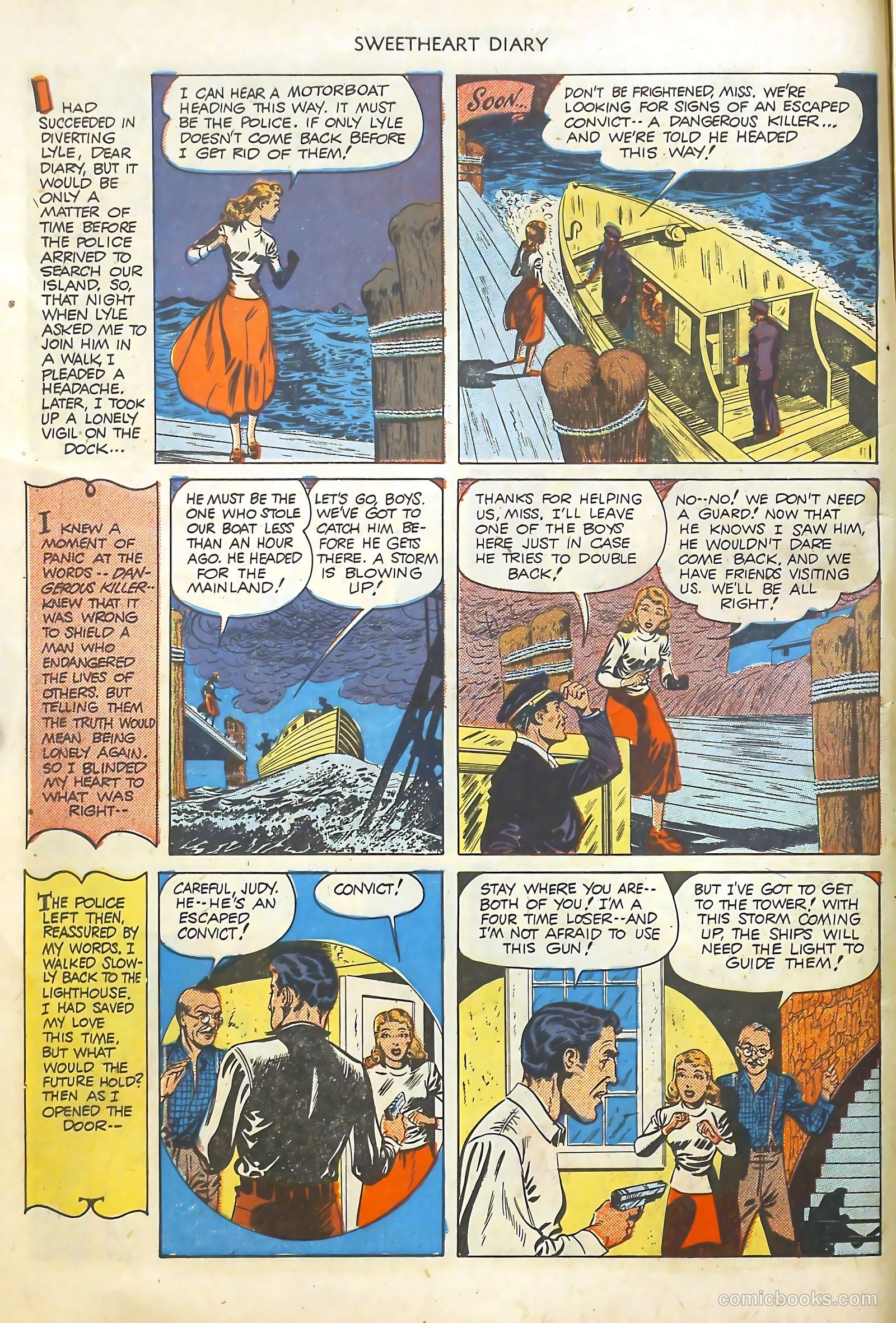 Sweetheart Diary #4 (1950) — page 10 of 36