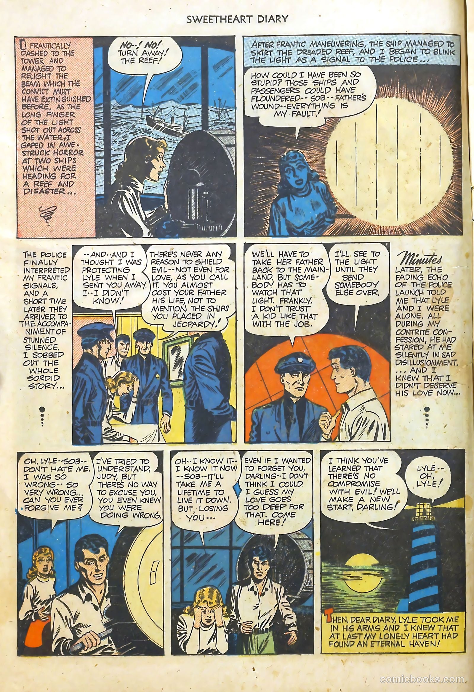 Sweetheart Diary #4 (1950) — page 12 of 36