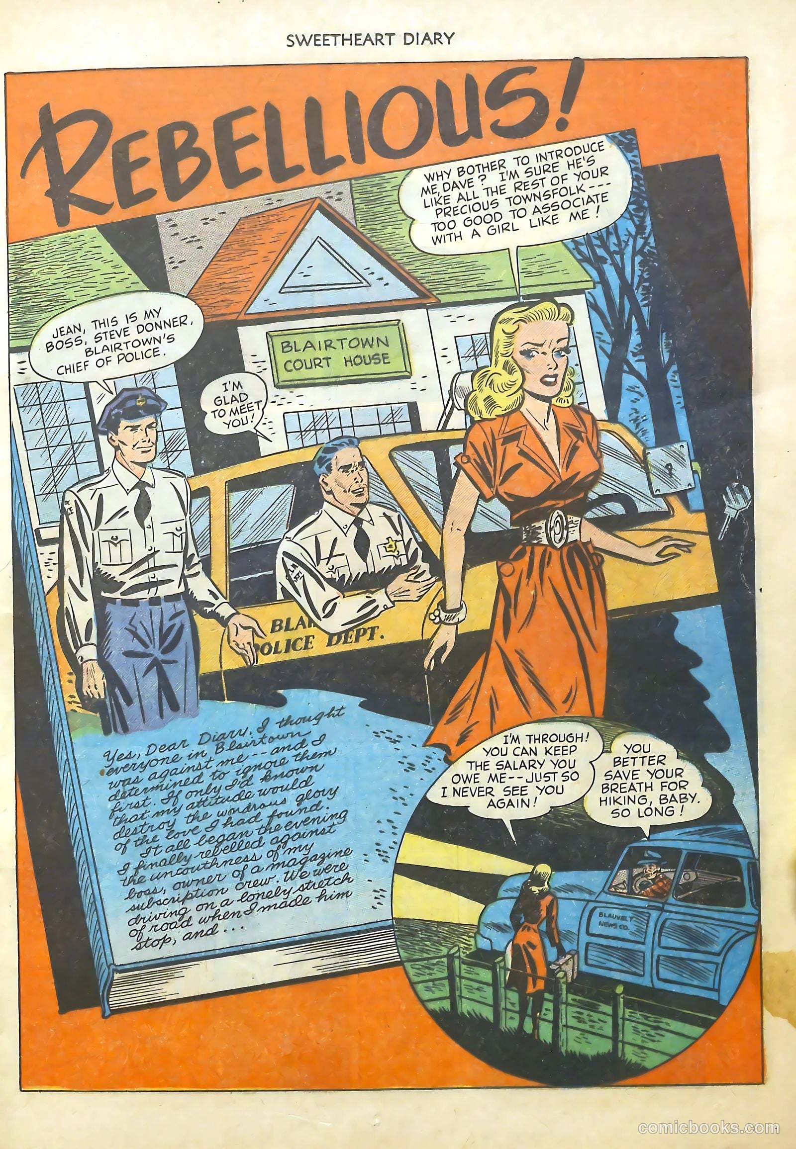 Sweetheart Diary #4 (1950) — page 13 of 36