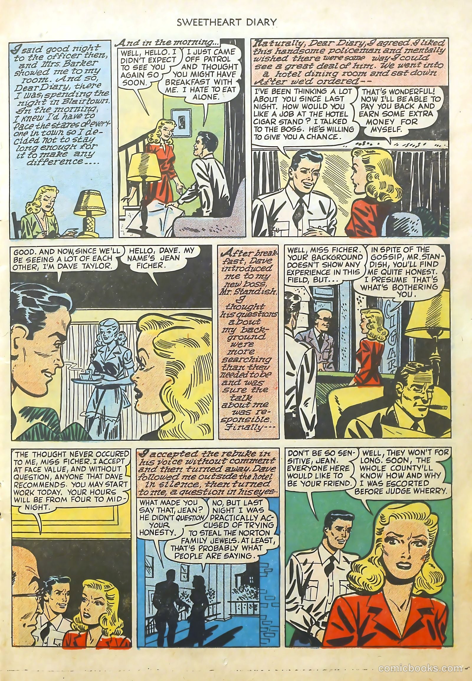 Sweetheart Diary #4 (1950) — page 15 of 36