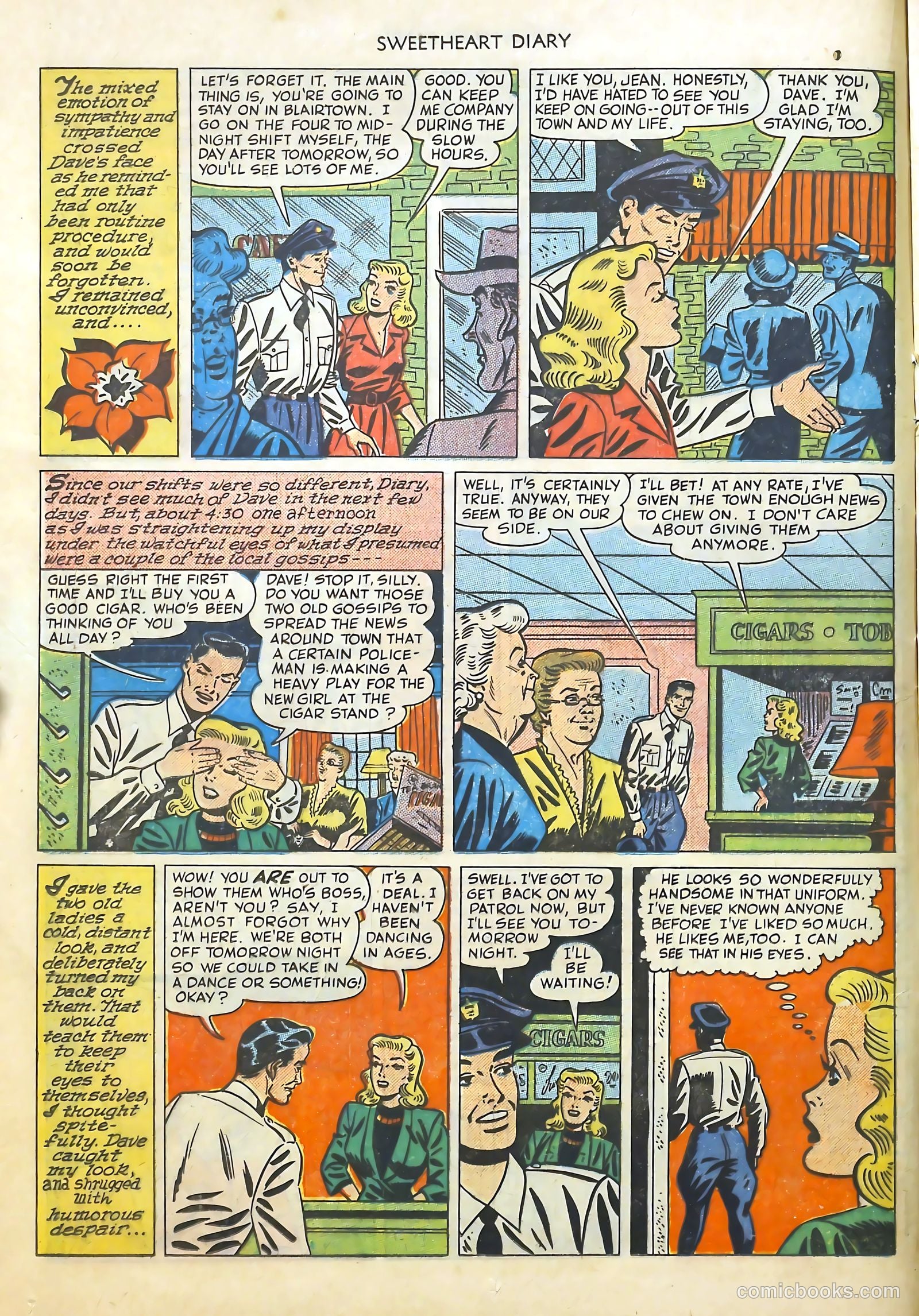 Sweetheart Diary #4 (1950) — page 16 of 36