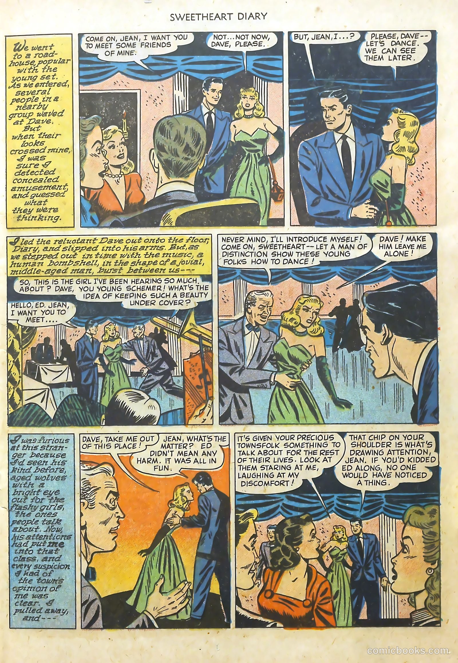 Sweetheart Diary #4 (1950) — page 17 of 36
