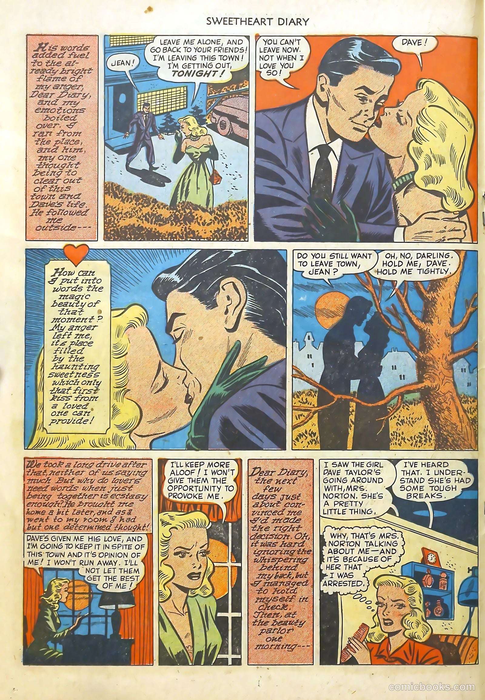 Sweetheart Diary #4 (1950) — page 18 of 36