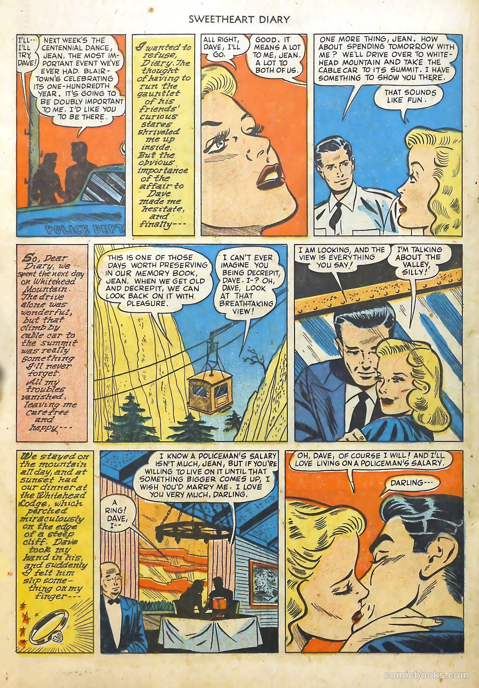 Sweetheart Diary #4 (1950) — page 20 of 36