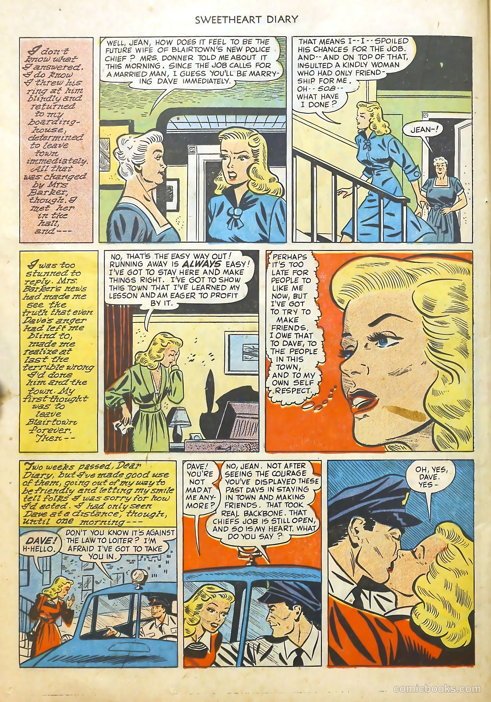 Sweetheart Diary #4 (1950) — page 22 of 36