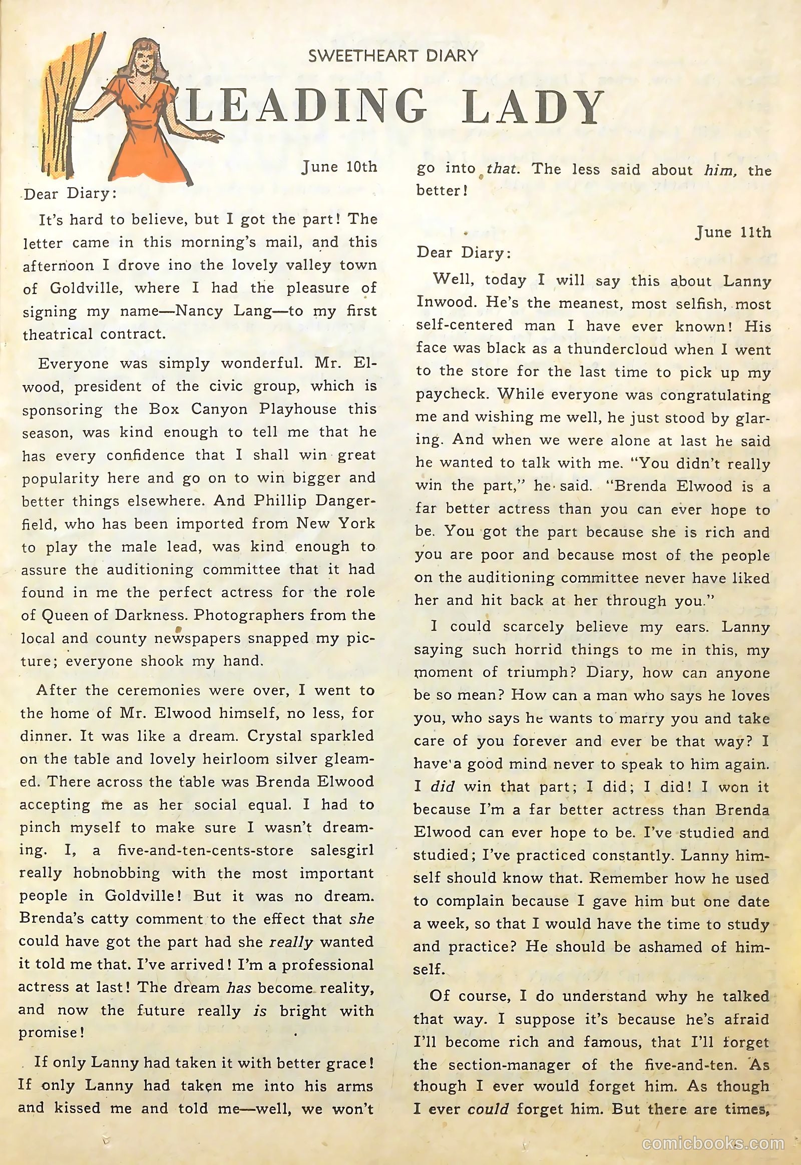 Sweetheart Diary #4 (1950) — page 23 of 36