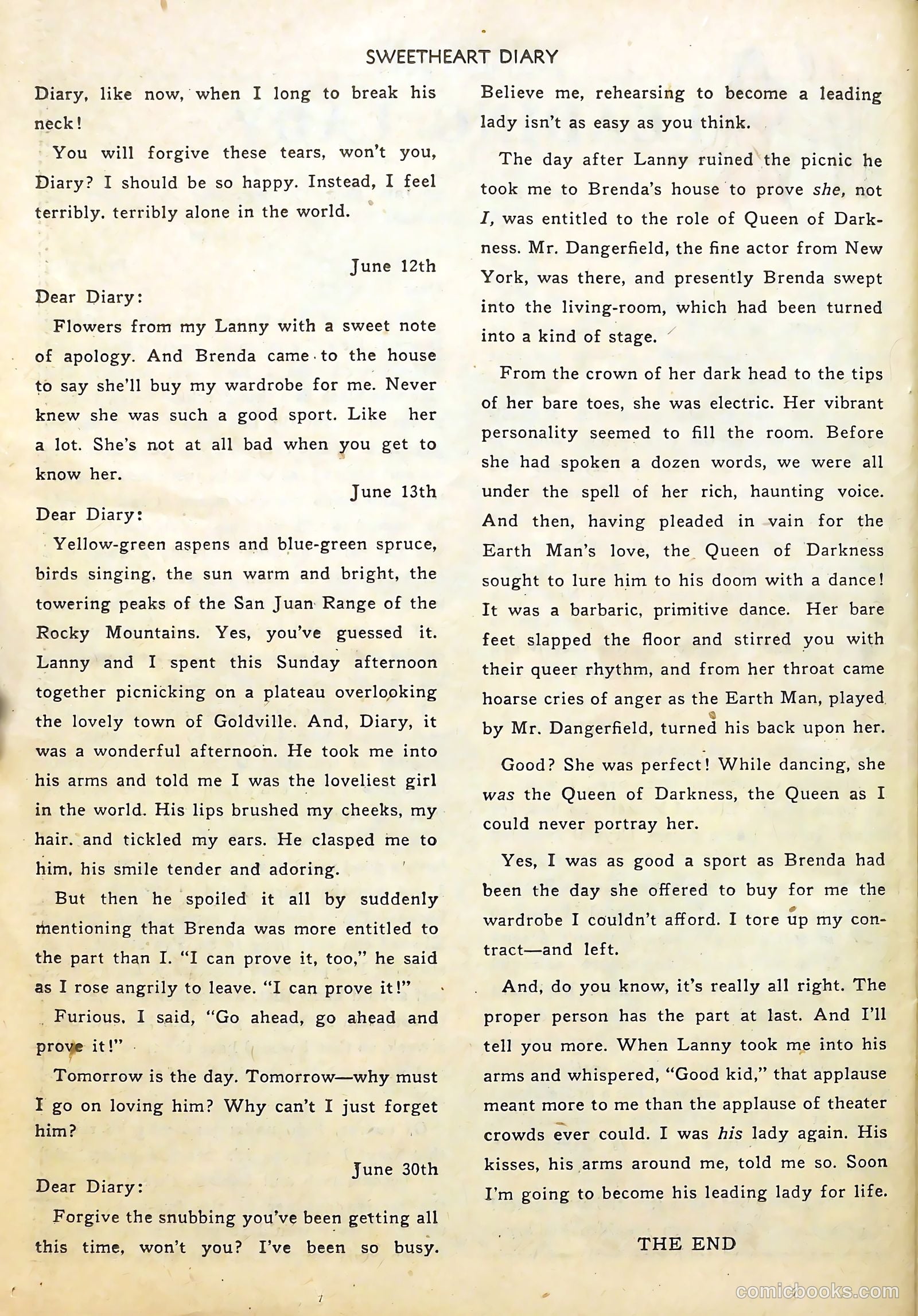 Sweetheart Diary #4 (1950) — page 24 of 36