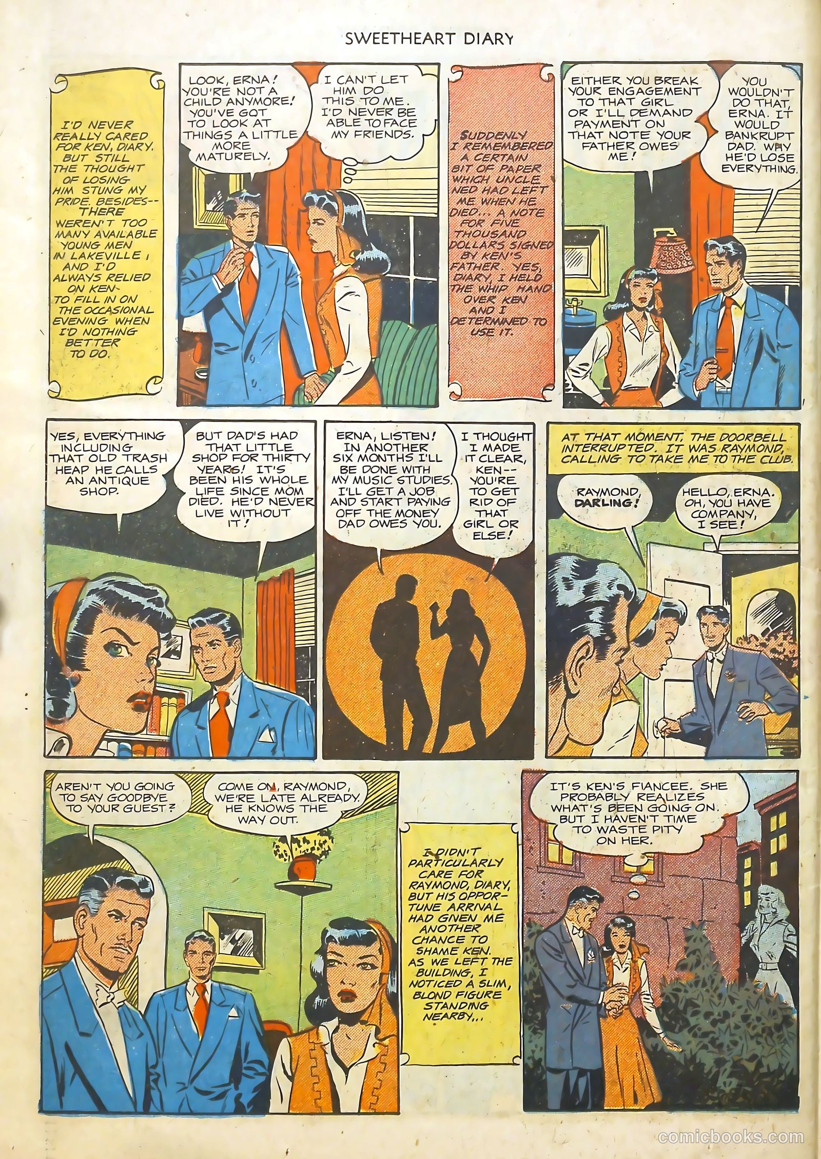 Sweetheart Diary #4 (1950) — page 26 of 36