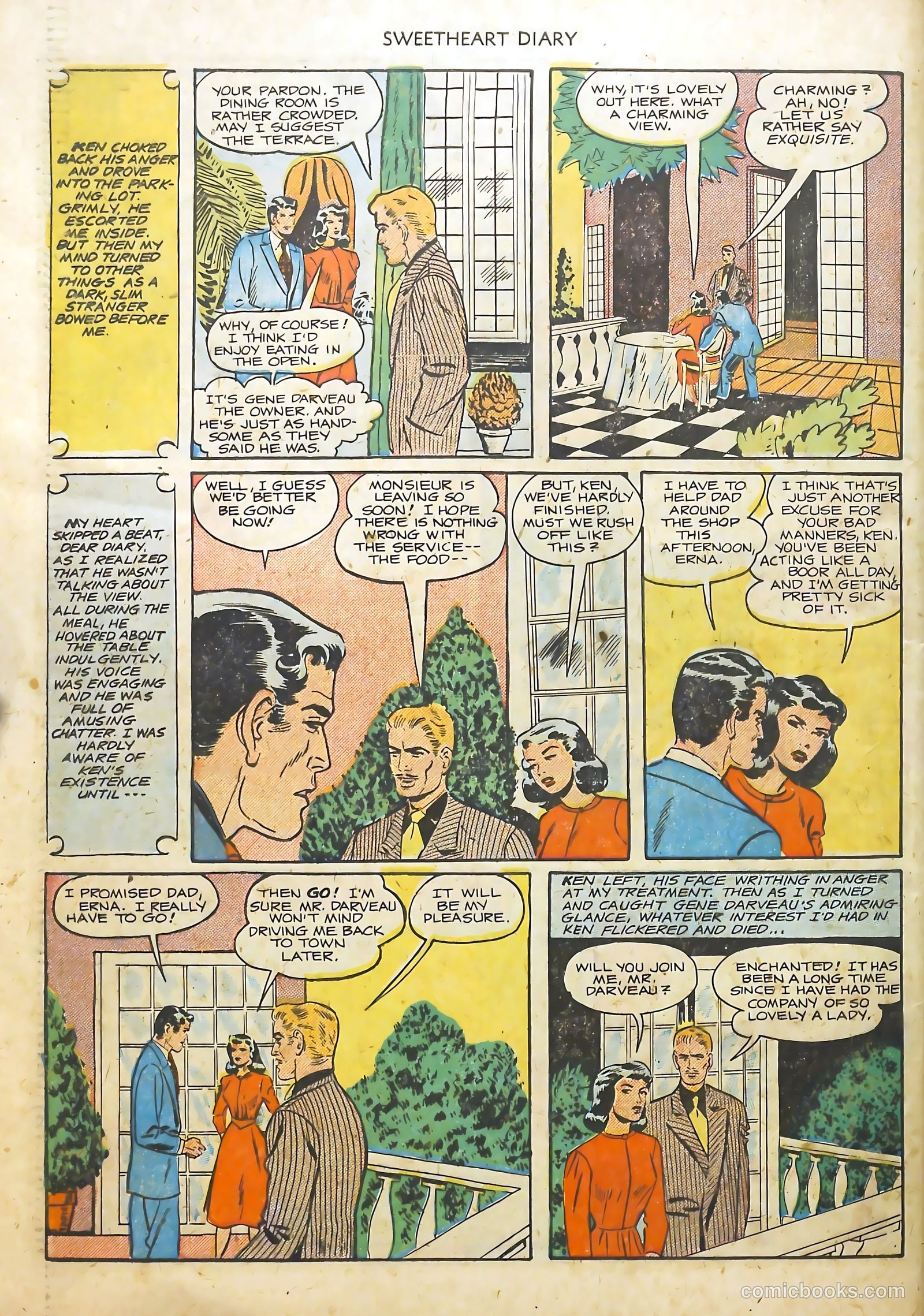 Sweetheart Diary #4 (1950) — page 28 of 36