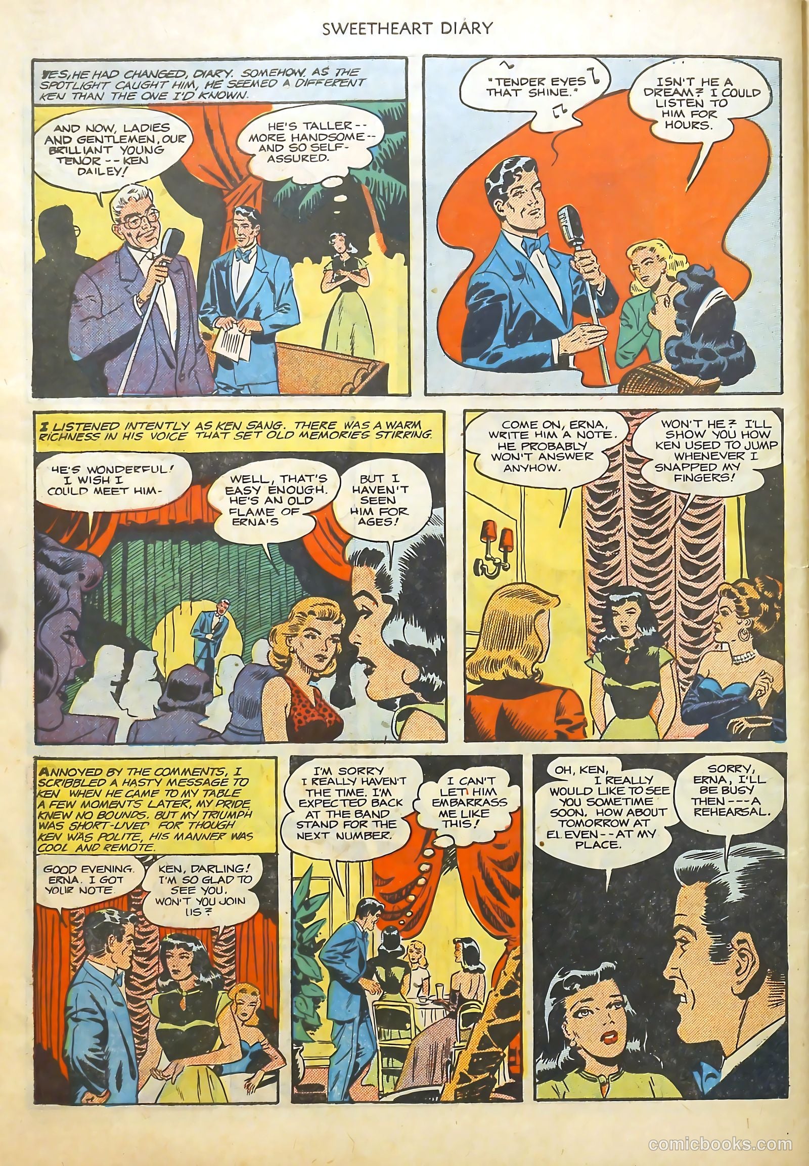 Sweetheart Diary #4 (1950) — page 30 of 36