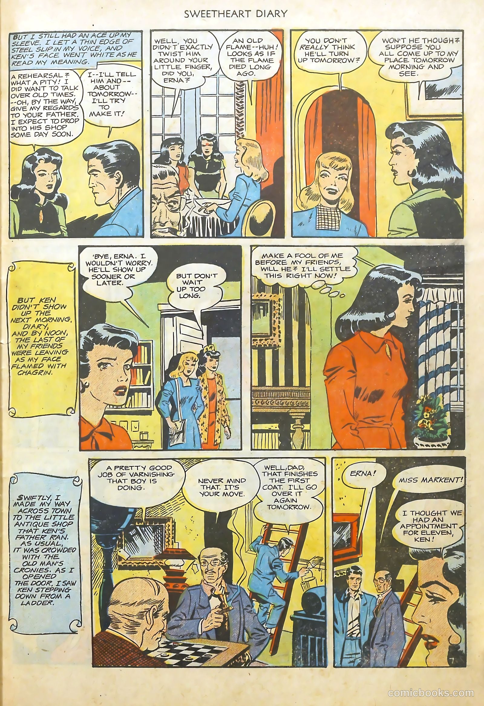 Sweetheart Diary #4 (1950) — page 31 of 36