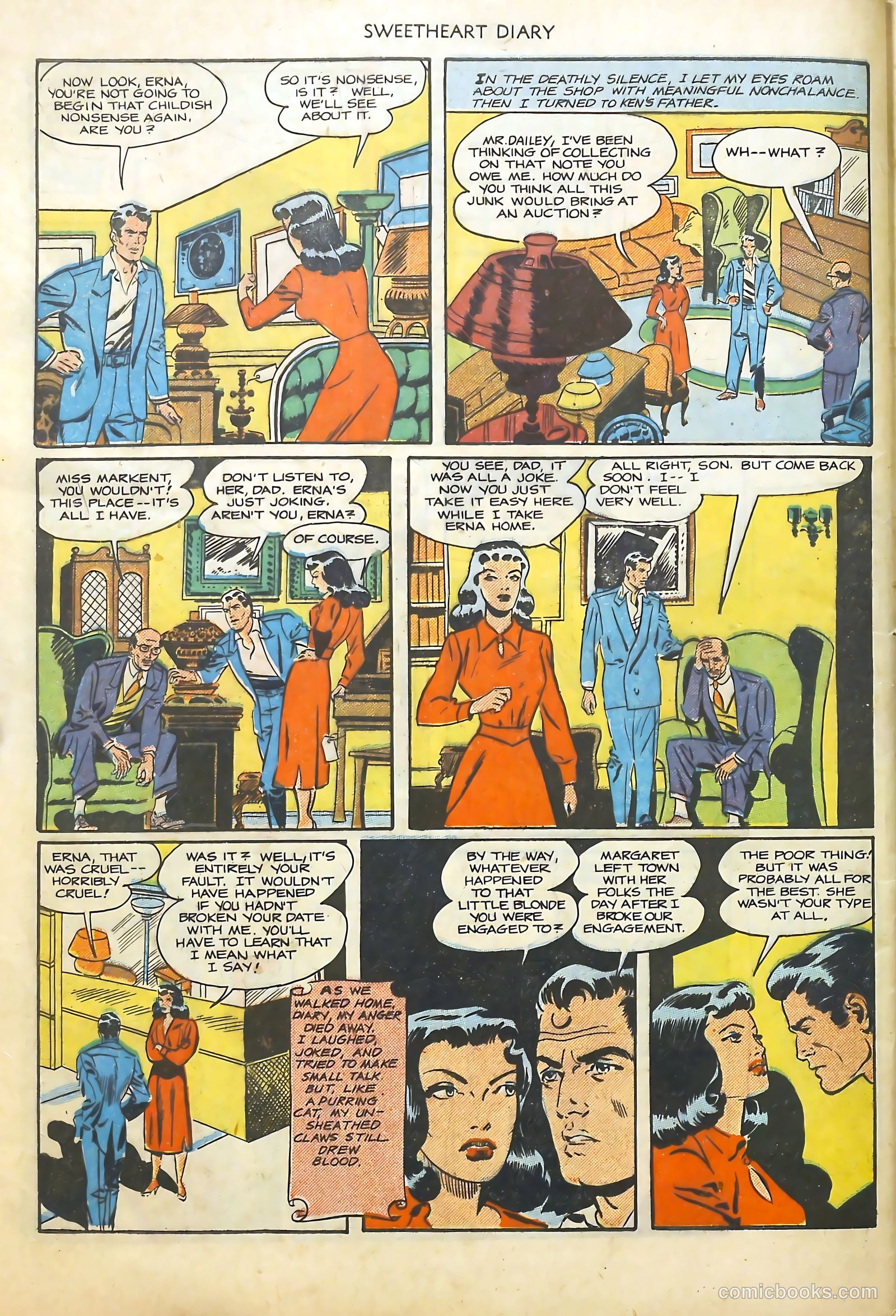 Sweetheart Diary #4 (1950) — page 32 of 36