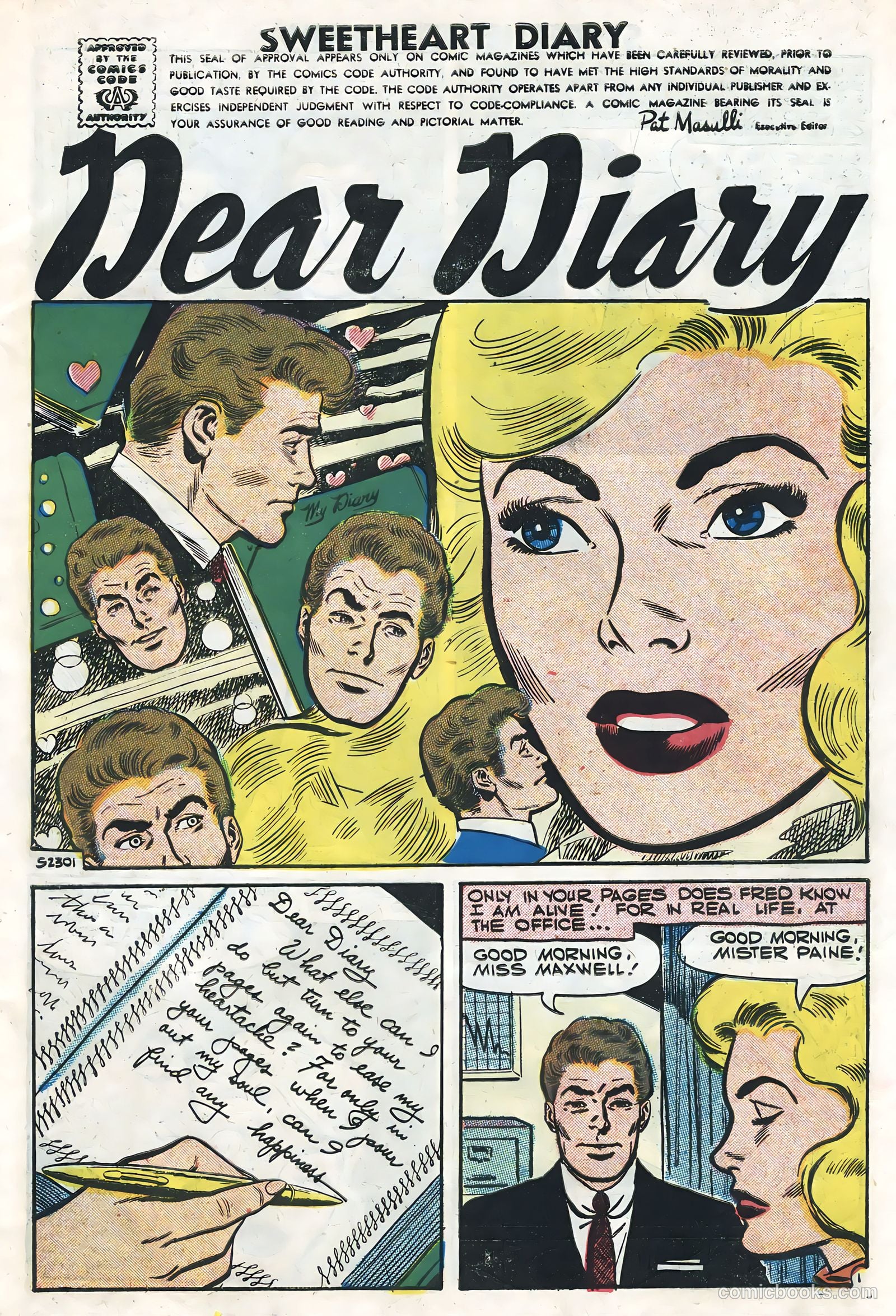 Sweetheart Diary #40 (1958) — page 3 of 36