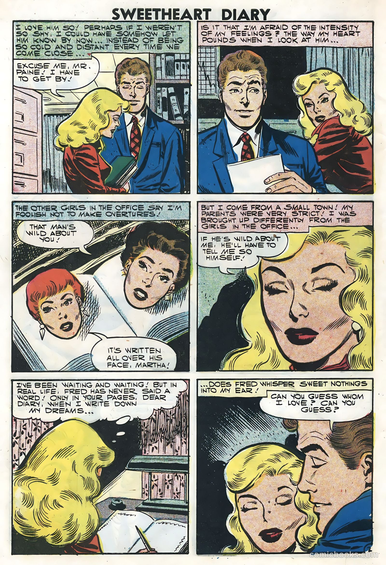 Sweetheart Diary #40 (1958) — page 4 of 36