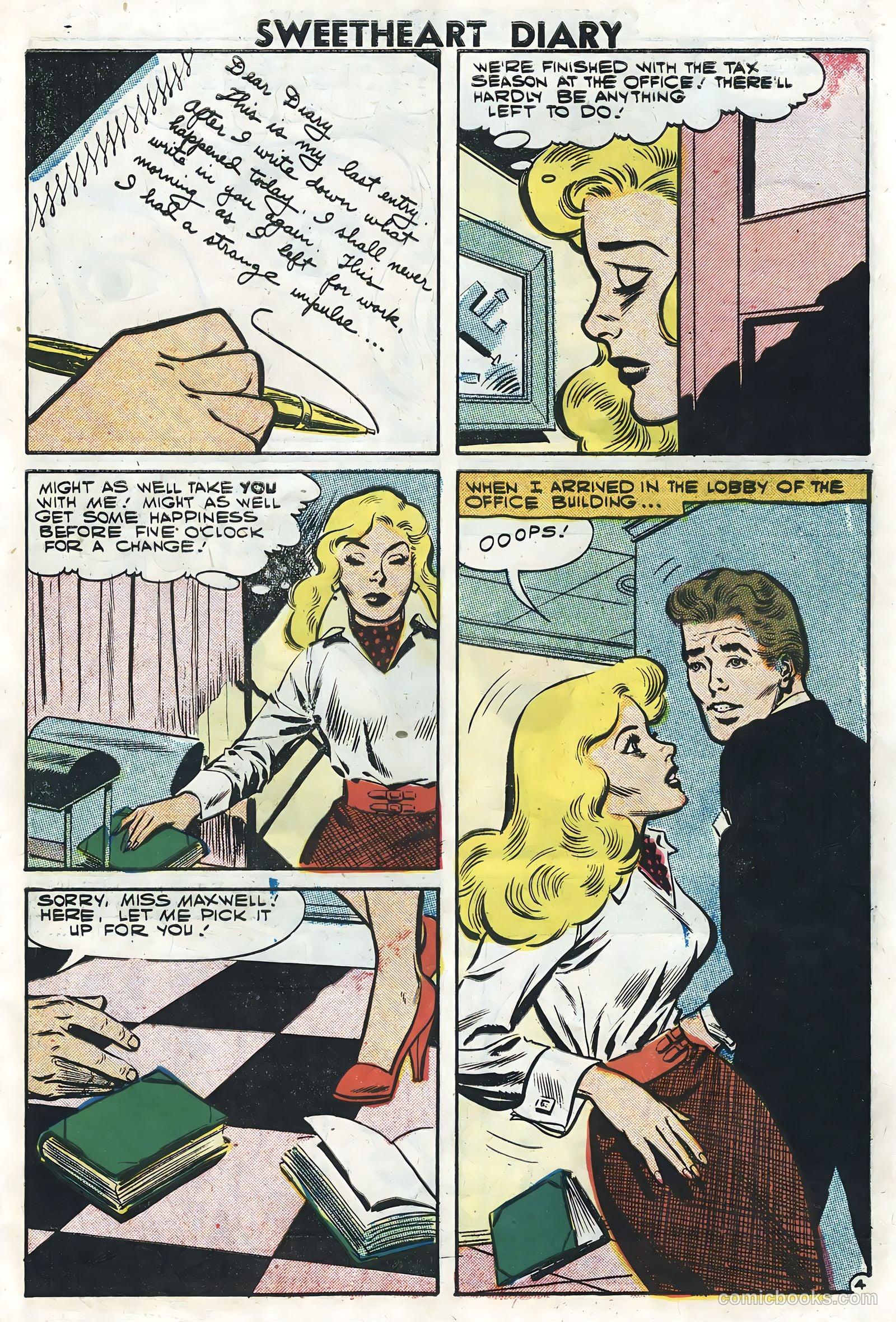 Sweetheart Diary #40 (1958) — page 7 of 36