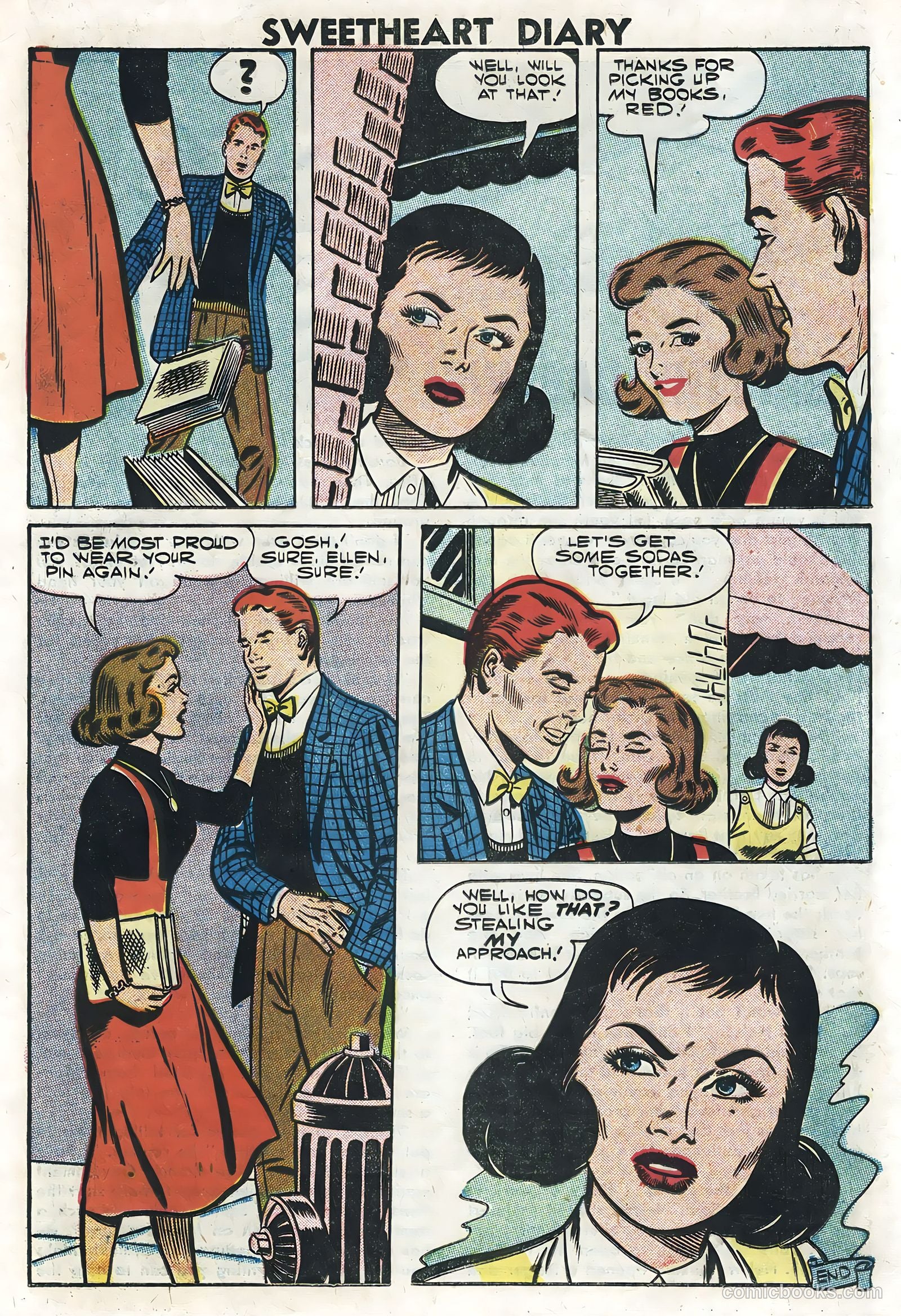 Sweetheart Diary #40 (1958) — page 19 of 36