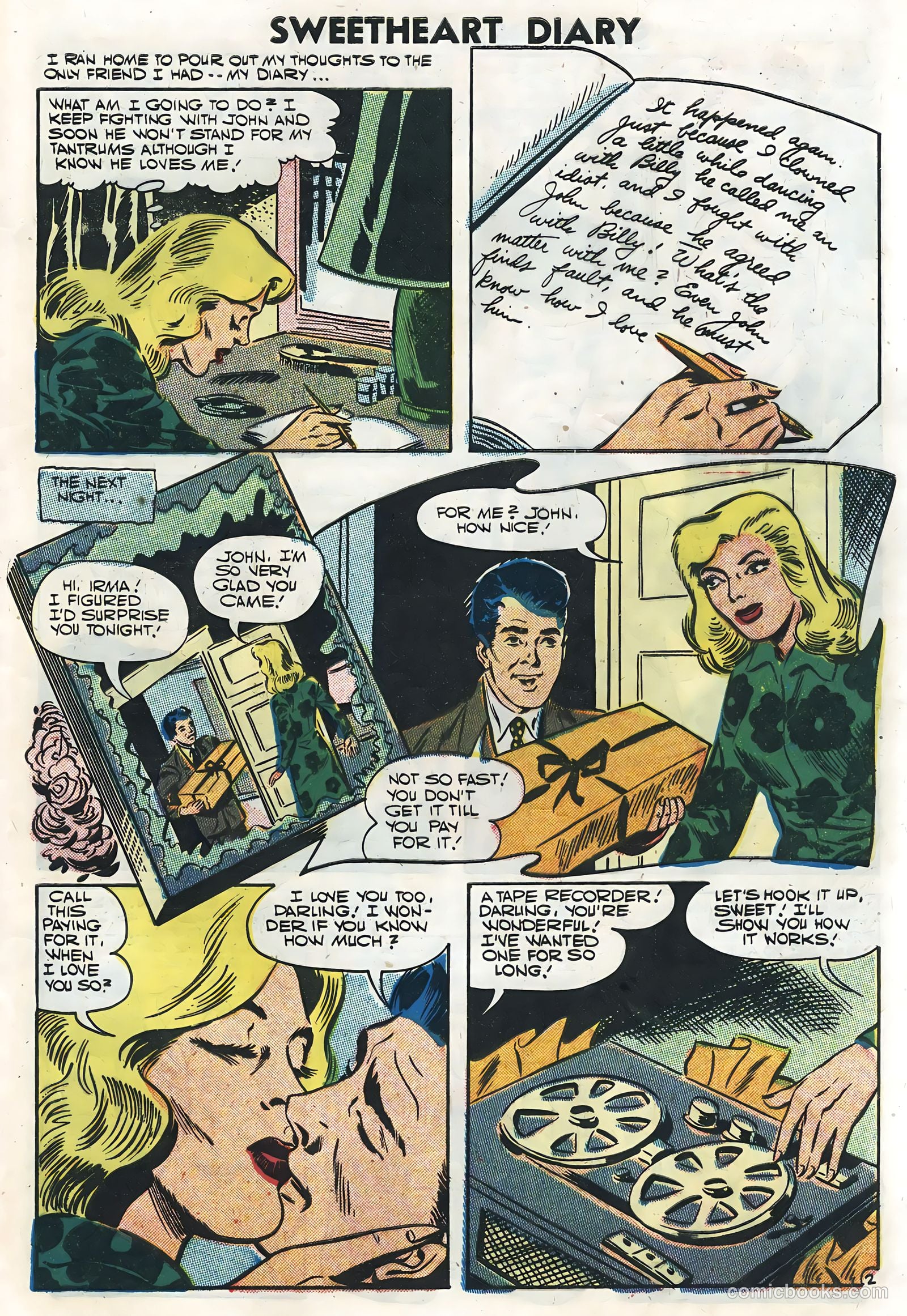Sweetheart Diary #40 (1958) — page 29 of 36