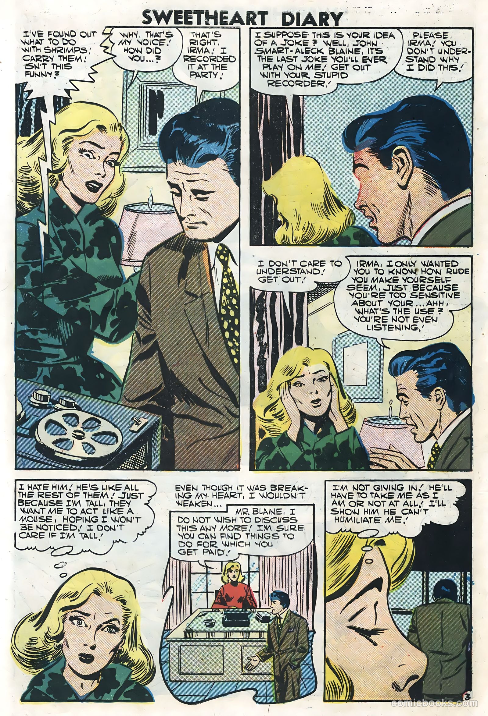 Sweetheart Diary #40 (1958) — page 30 of 36