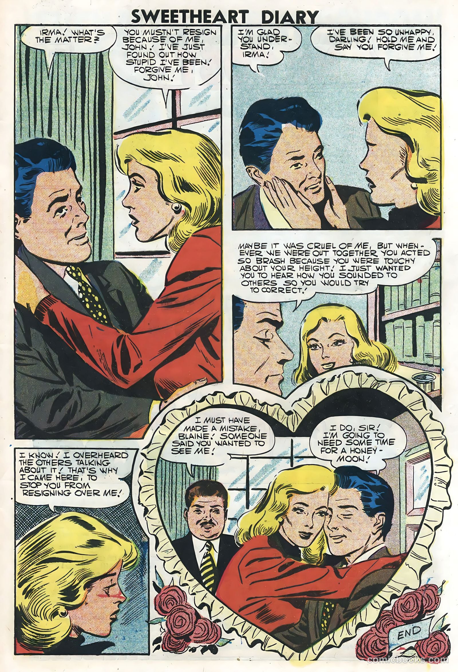 Sweetheart Diary #40 (1958) — page 33 of 36