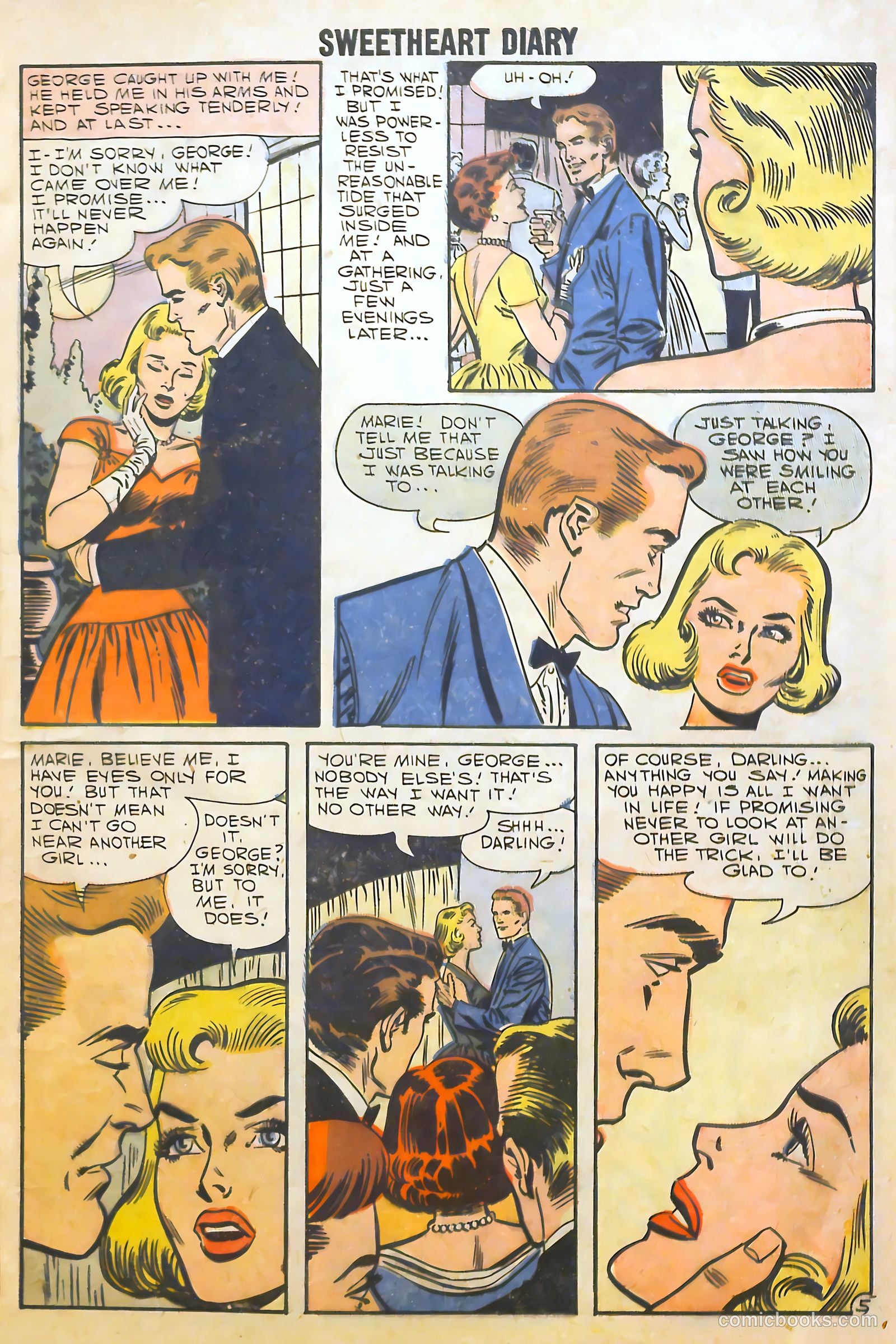 Sweetheart Diary #41 (1958) — page 7 of 68