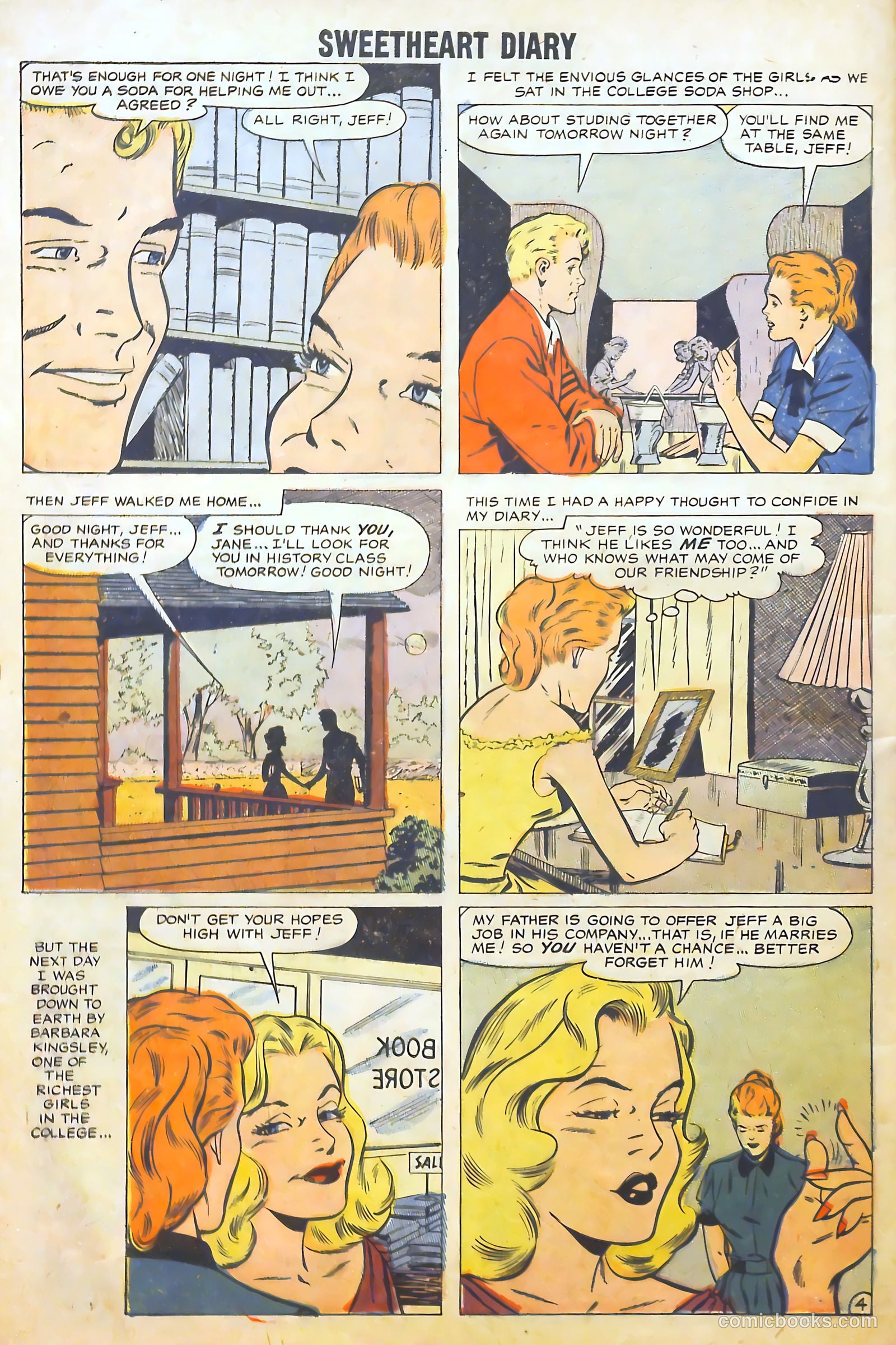 Sweetheart Diary #41 (1958) — page 14 of 68