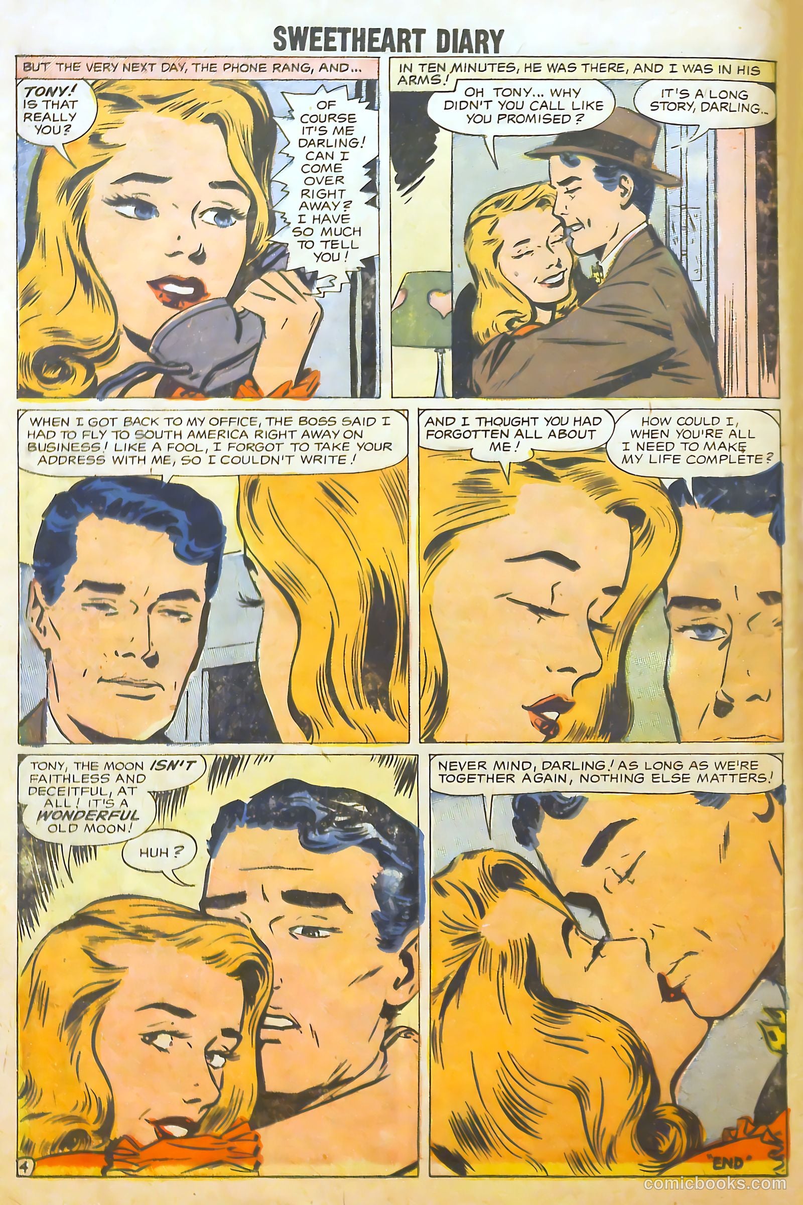 Sweetheart Diary #41 (1958) — page 20 of 68
