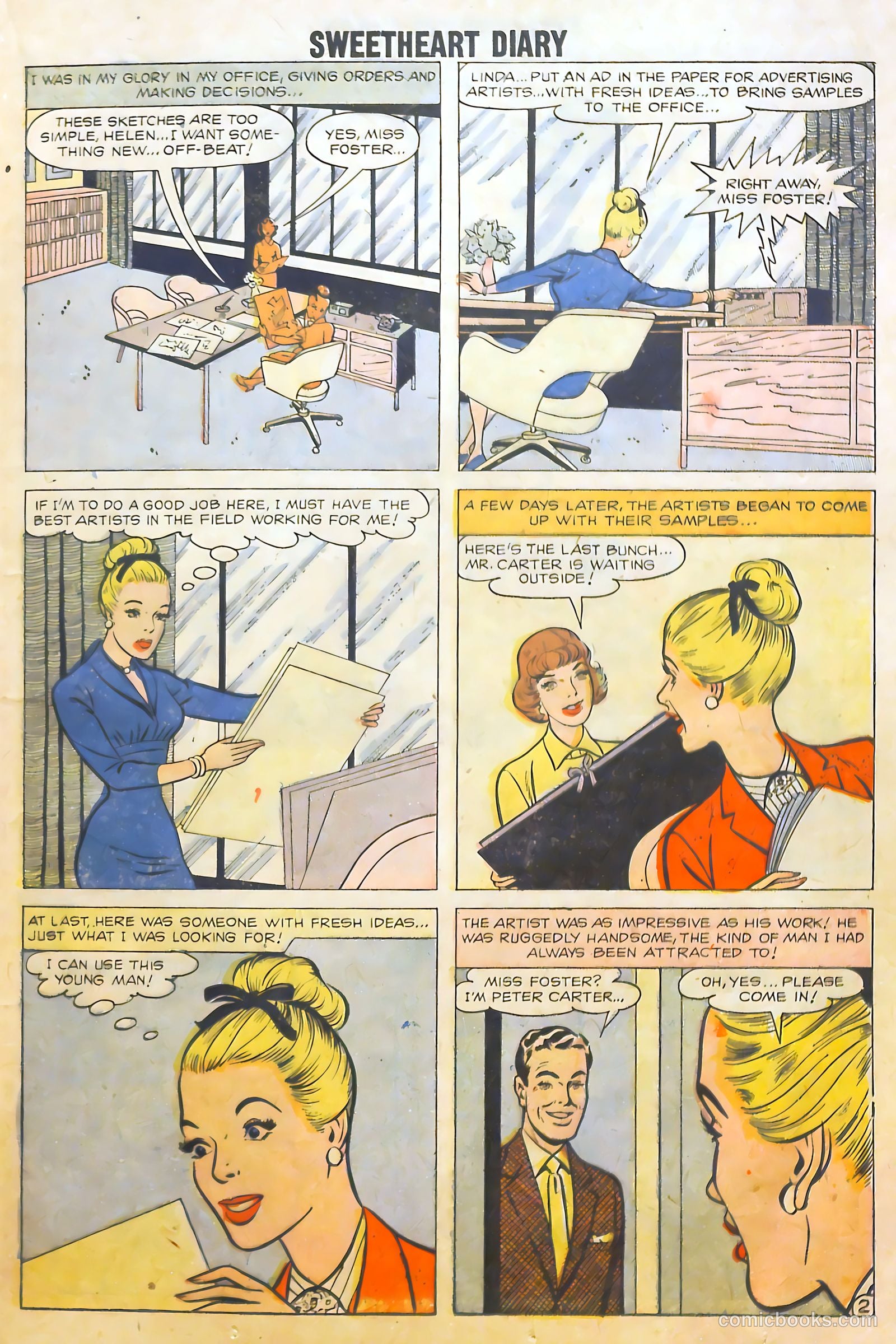 Sweetheart Diary #41 (1958) — page 23 of 68