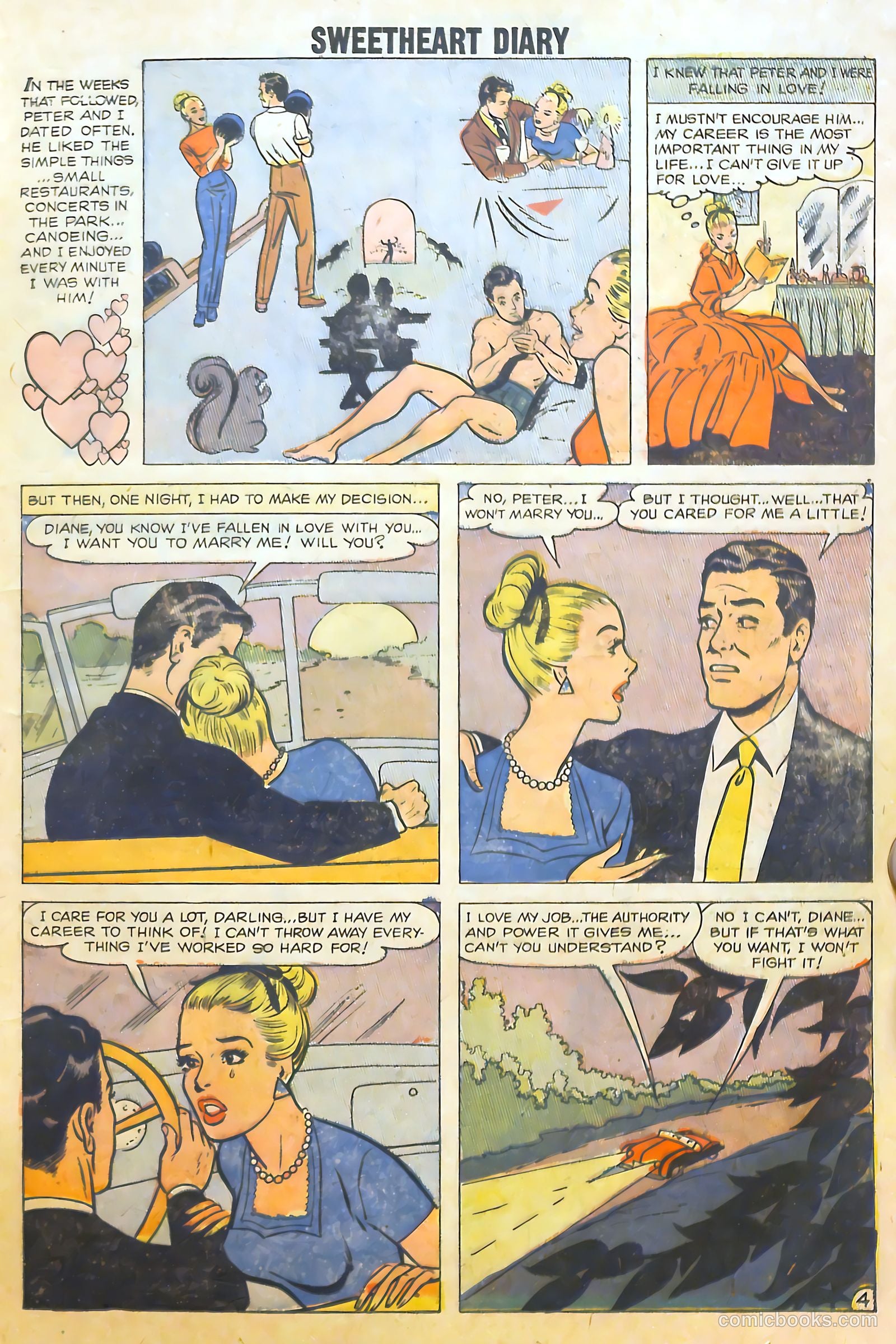 Sweetheart Diary #41 (1958) — page 25 of 68