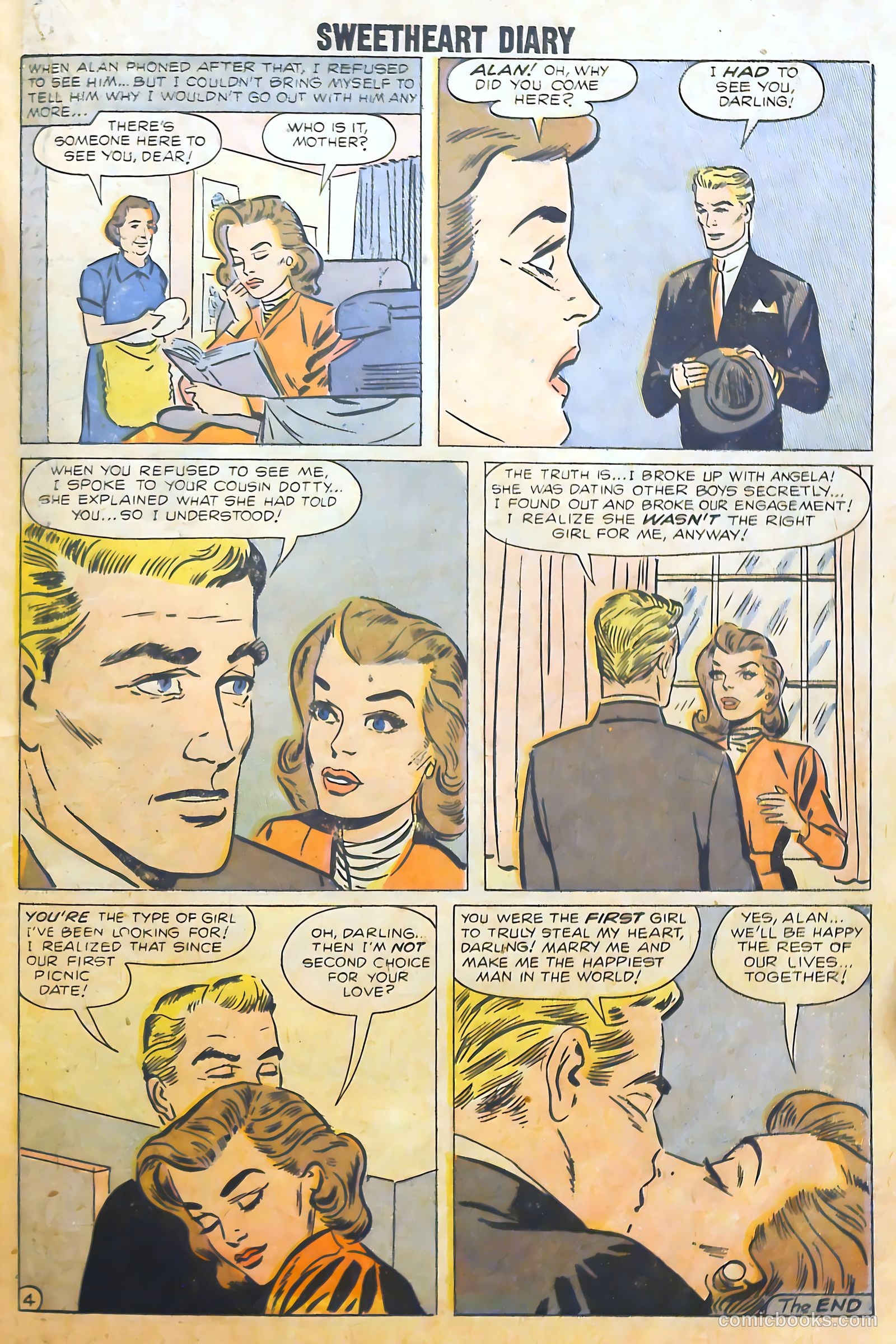 Sweetheart Diary #41 (1958) — page 37 of 68
