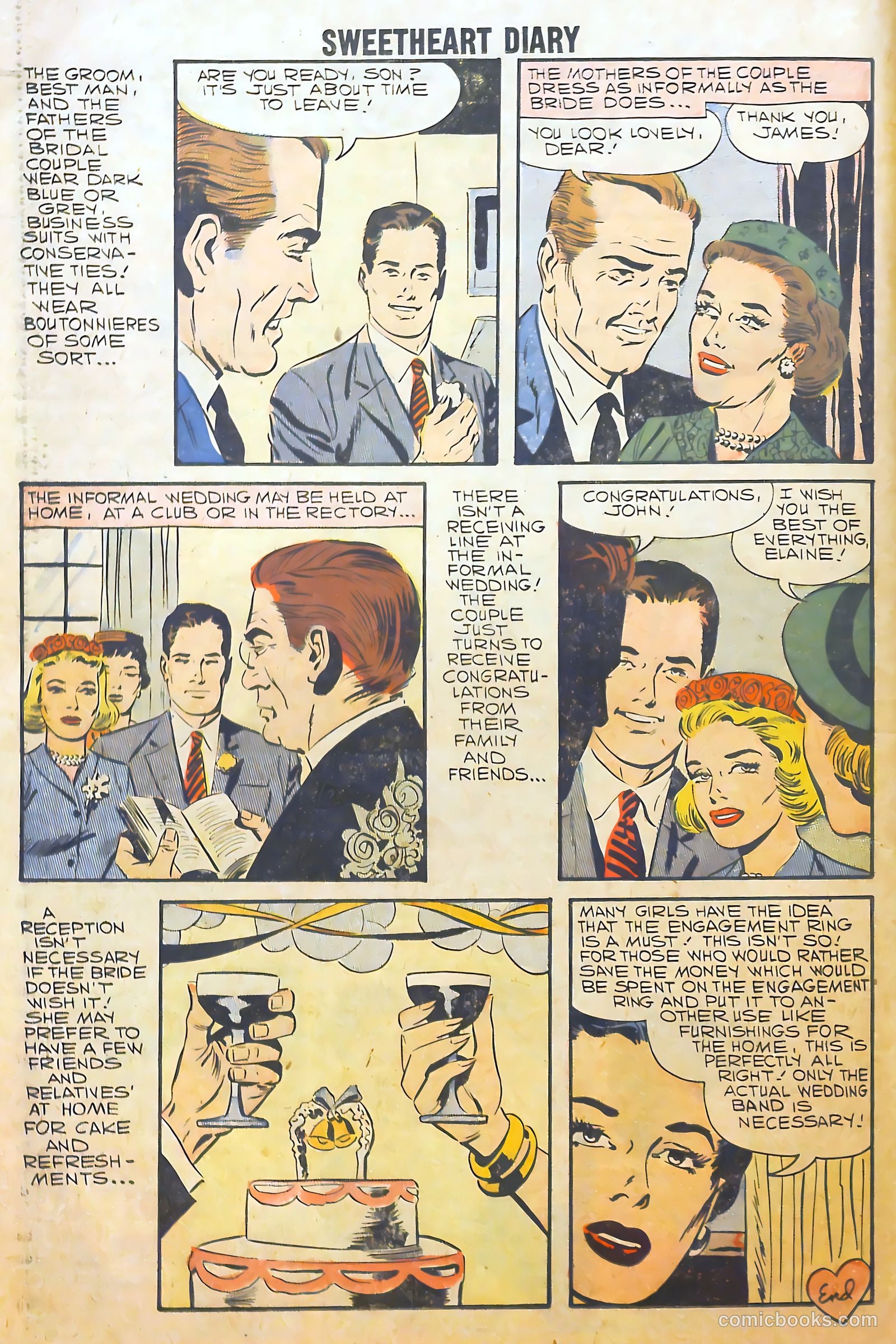 Sweetheart Diary #41 (1958) — page 50 of 68