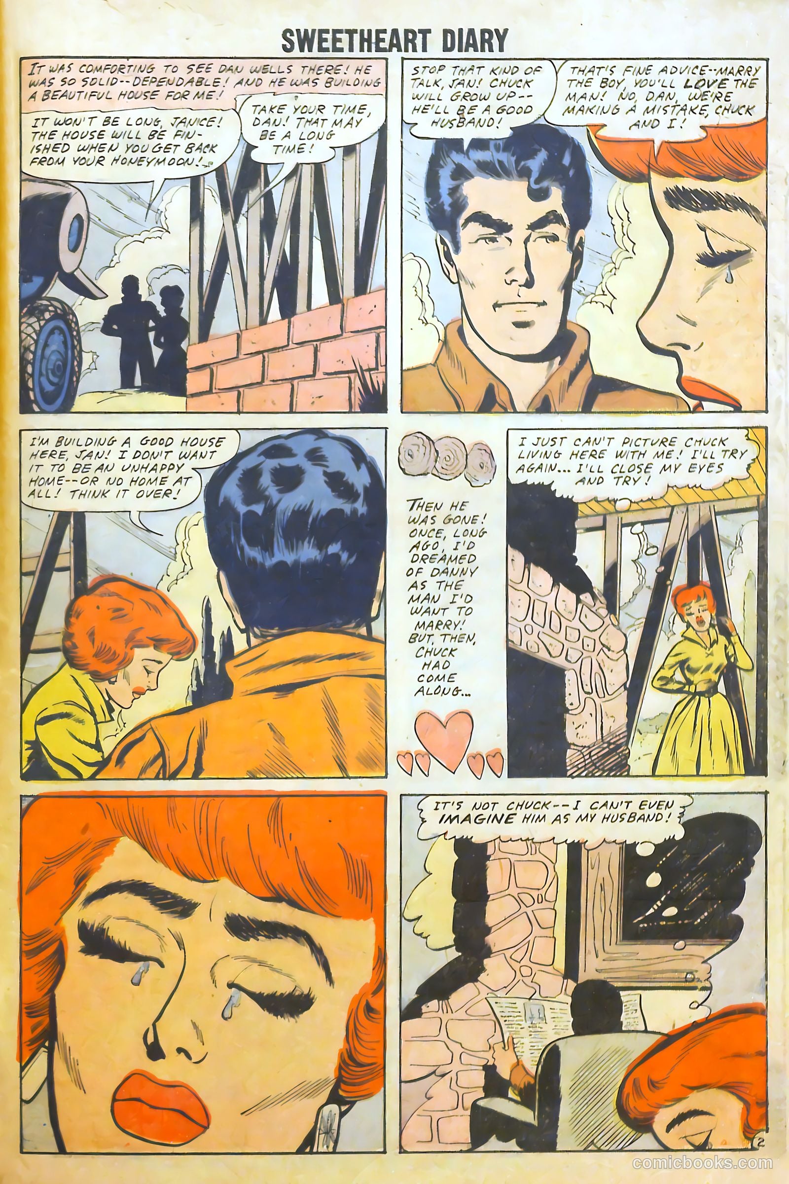 Sweetheart Diary #41 (1958) — page 55 of 68