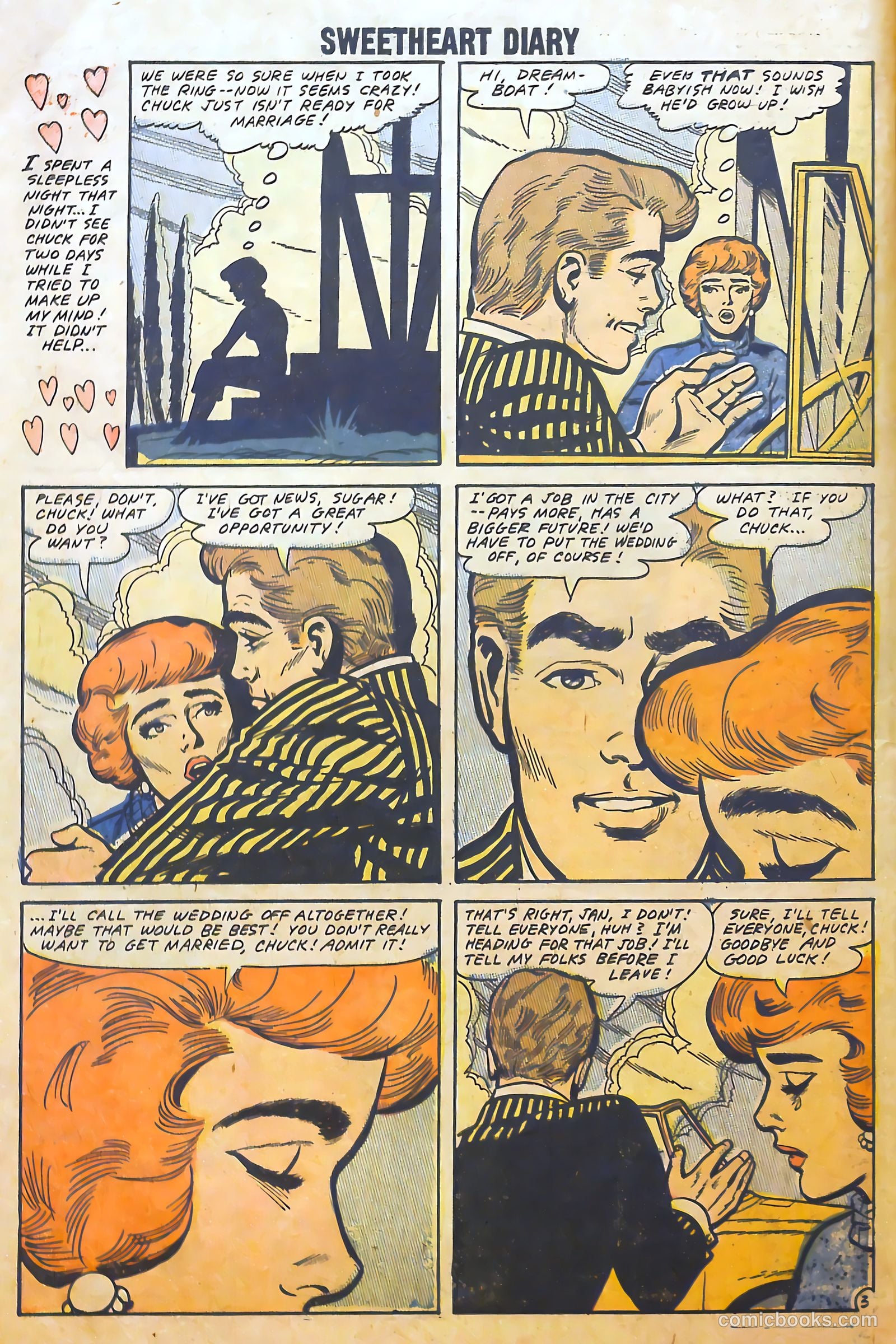 Sweetheart Diary #41 (1958) — page 56 of 68