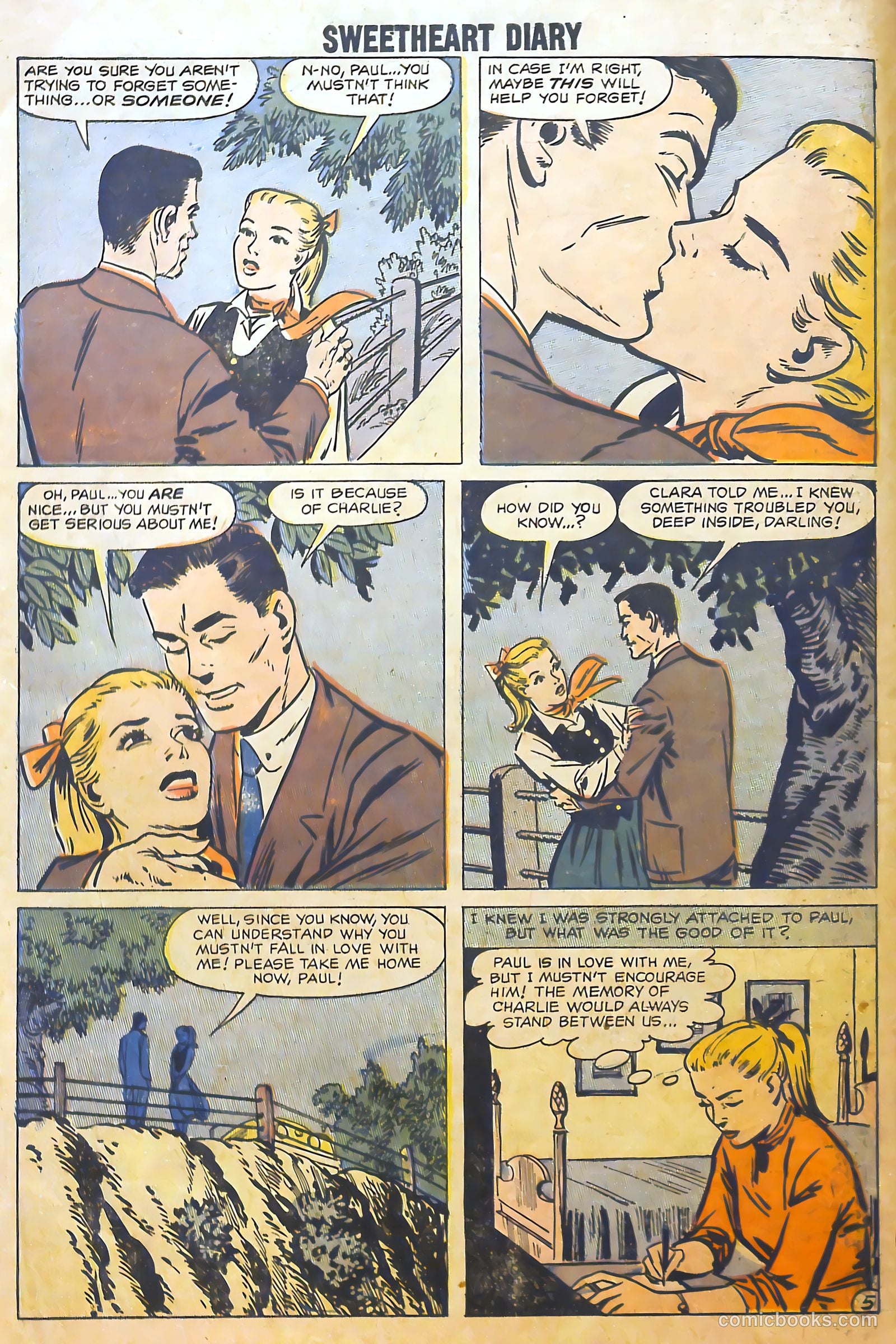 Sweetheart Diary #41 (1958) — page 64 of 68