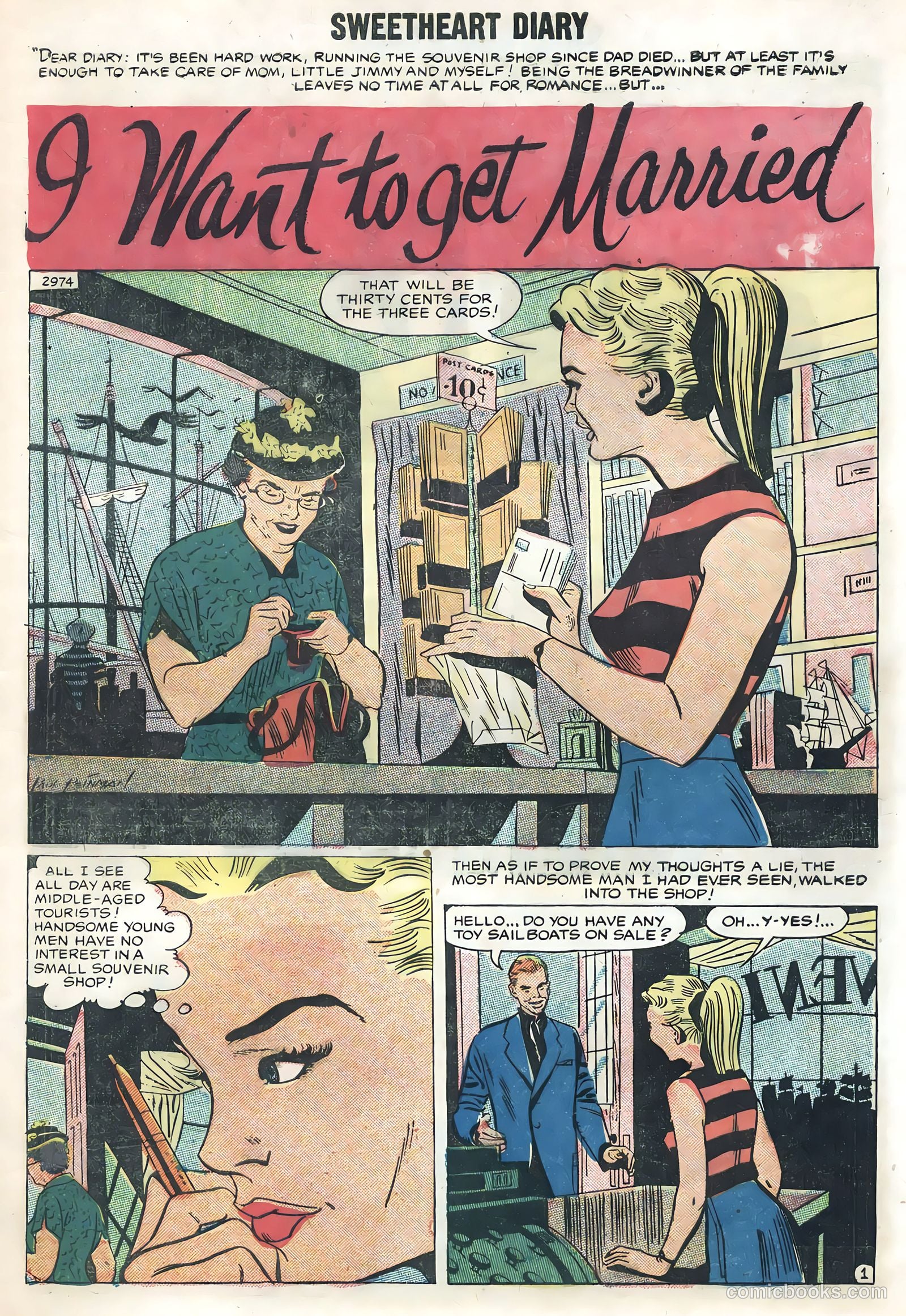 Sweetheart Diary #42 (1958) — page 9 of 36