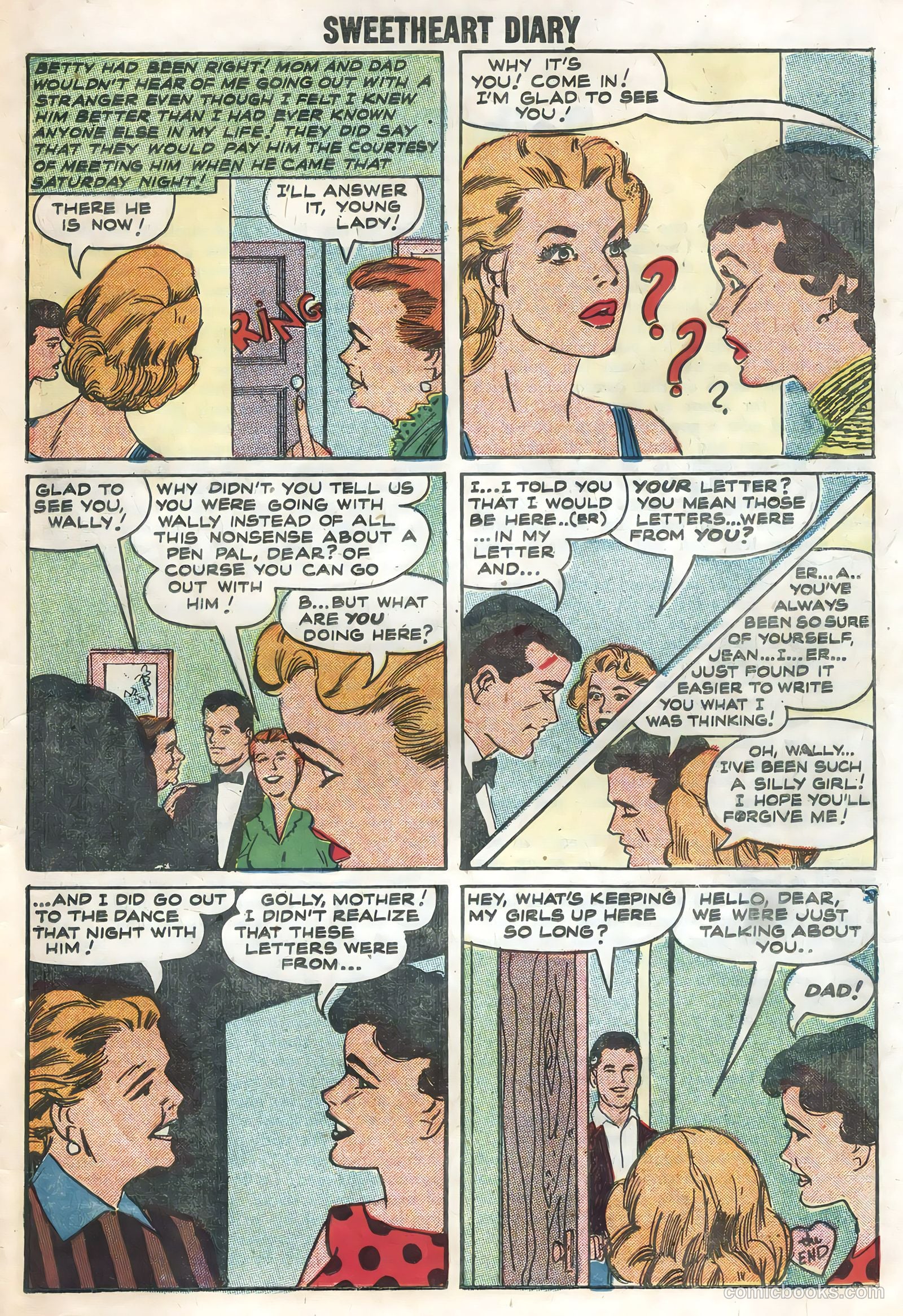 Sweetheart Diary #42 (1958) — page 19 of 36