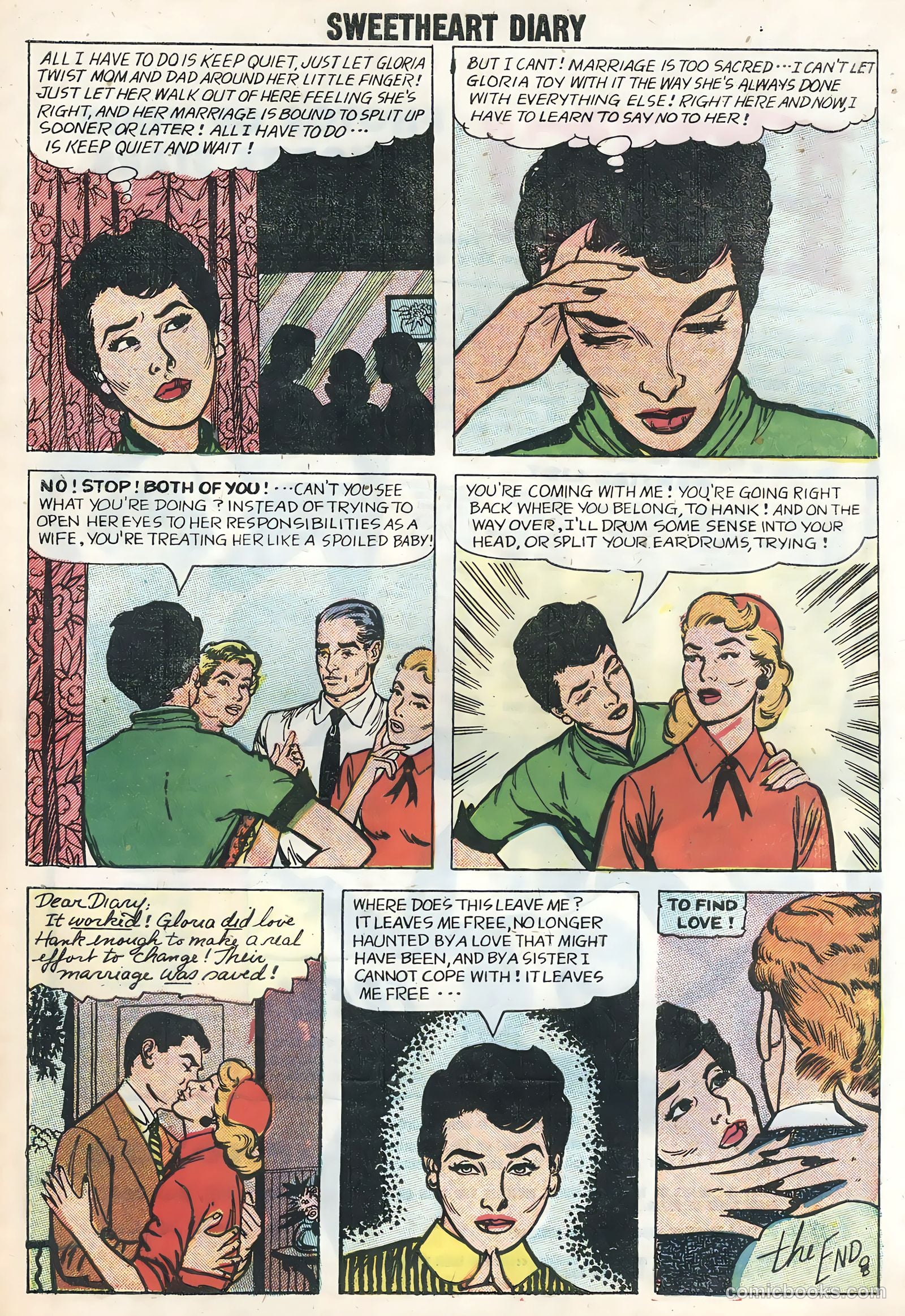 Sweetheart Diary #43 (1958) — page 33 of 36