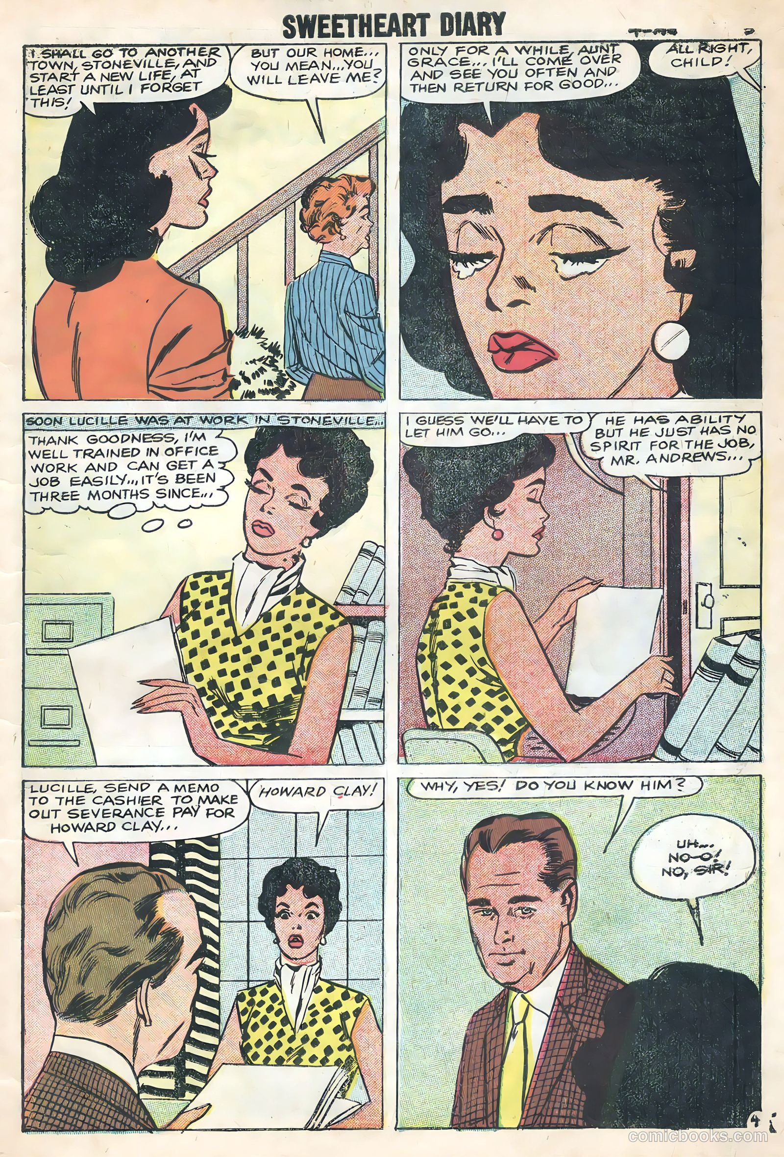 Sweetheart Diary #44 (1958) — page 7 of 36