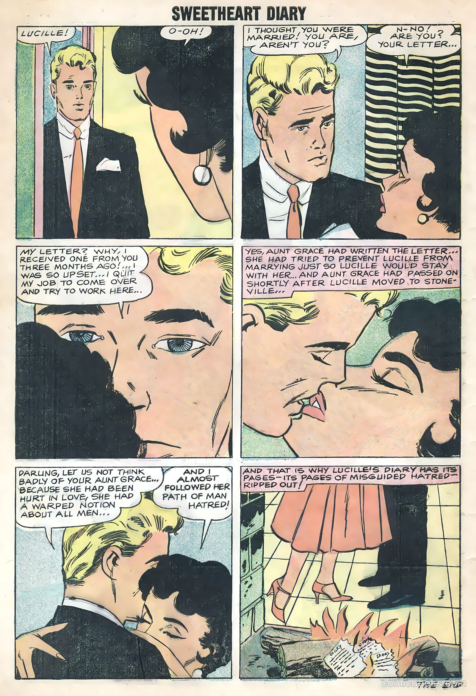 Sweetheart Diary #44 (1958) — page 8 of 36