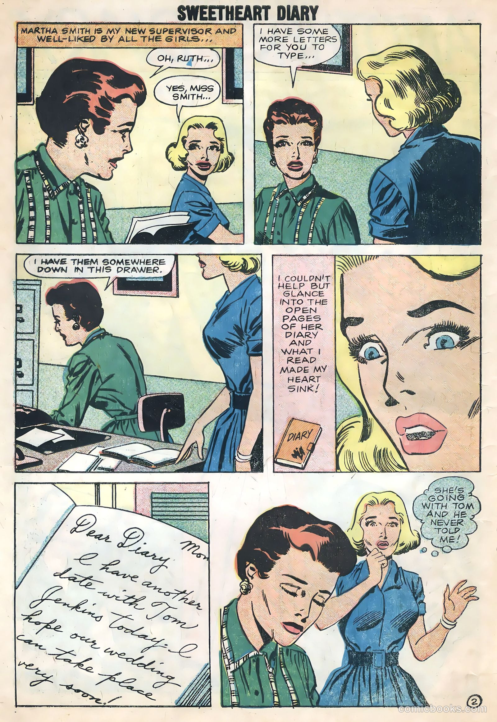 Sweetheart Diary #44 (1958) — page 10 of 36
