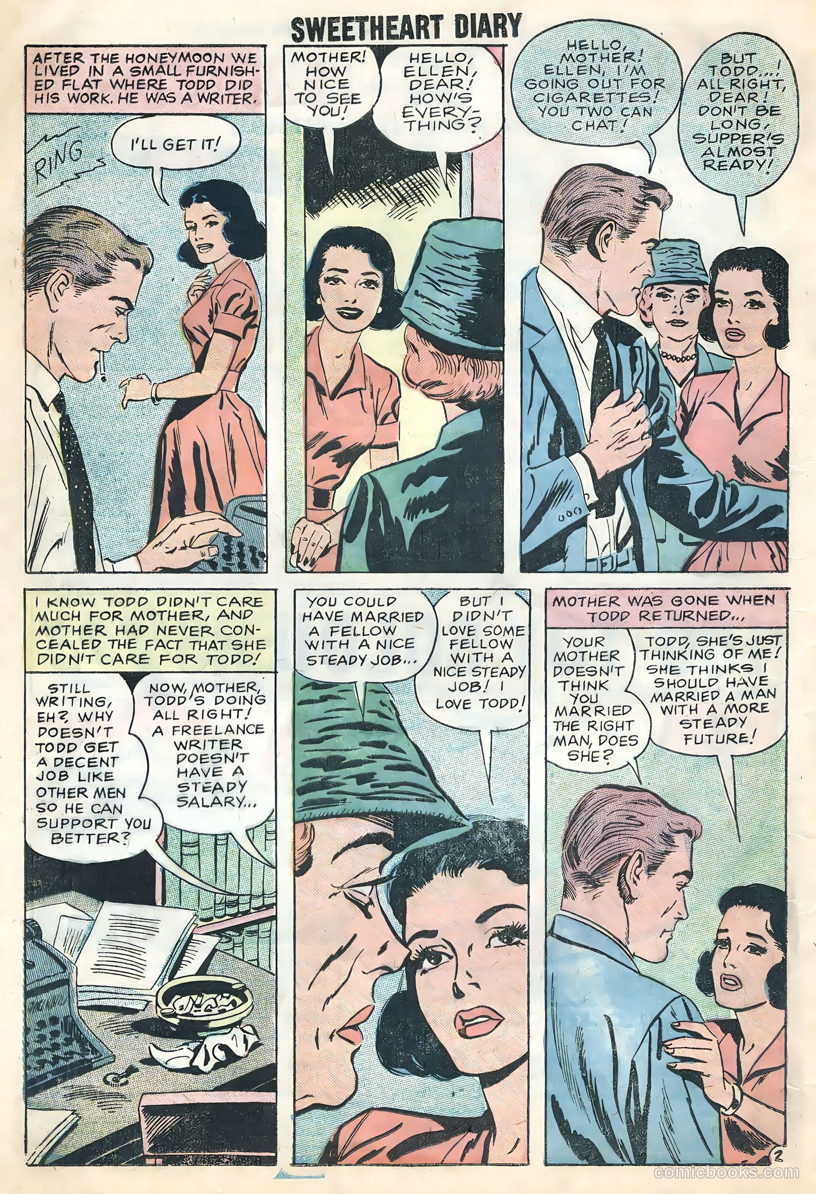 Sweetheart Diary #44 (1958) — page 16 of 36