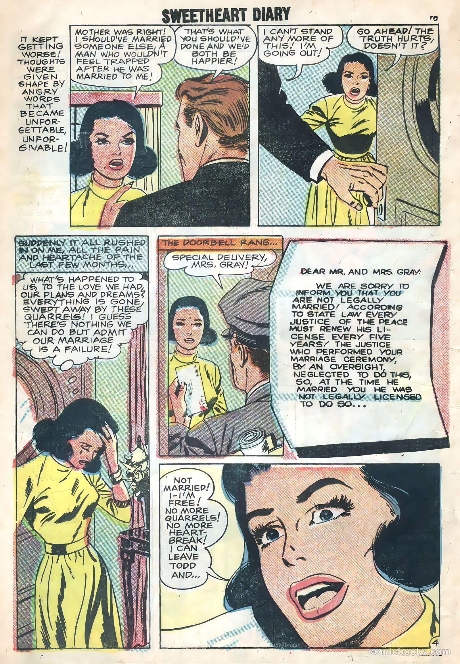 Sweetheart Diary #44 (1958) — page 18 of 36