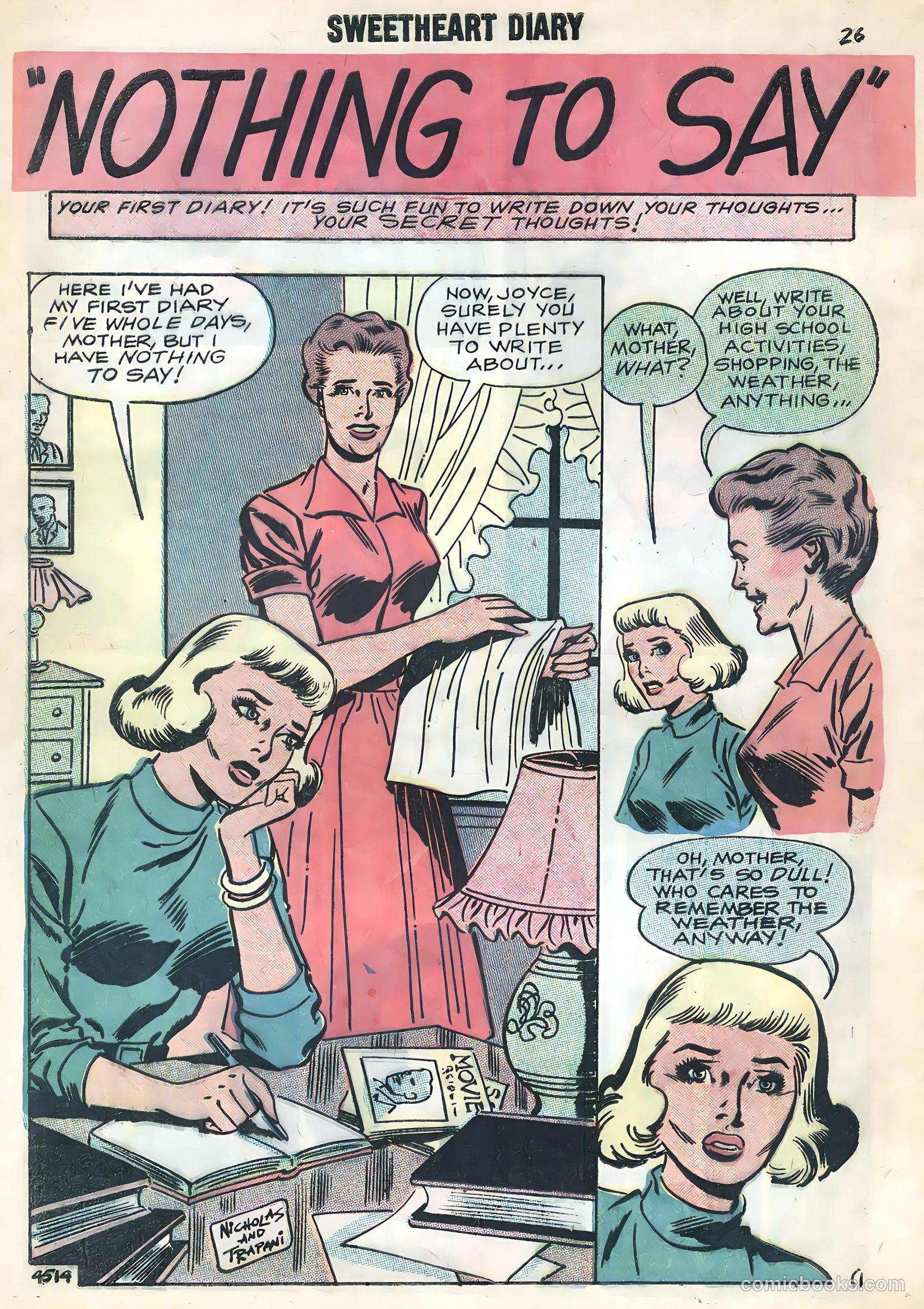 Sweetheart Diary #44 (1958) — page 28 of 36