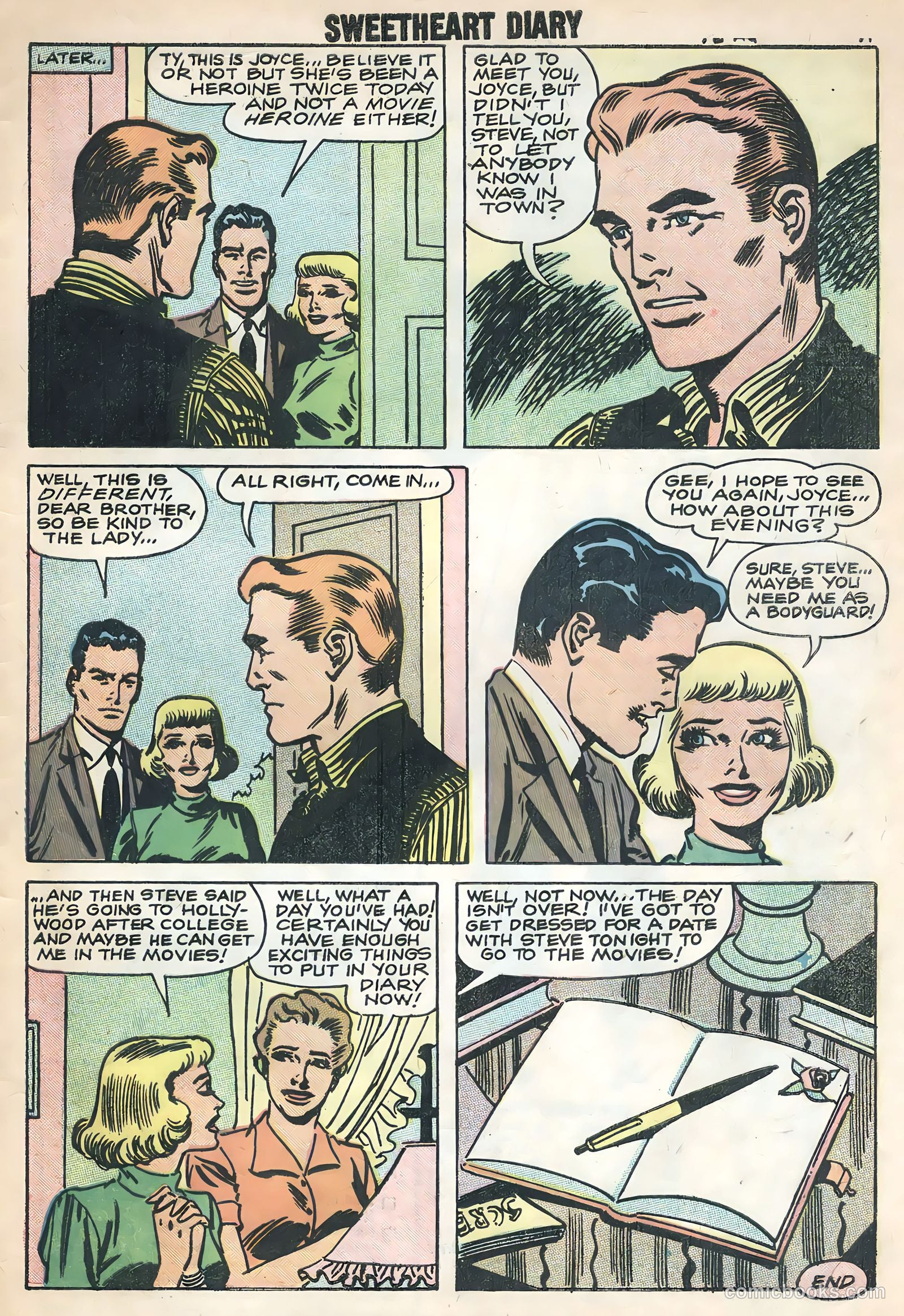 Sweetheart Diary #44 (1958) — page 33 of 36